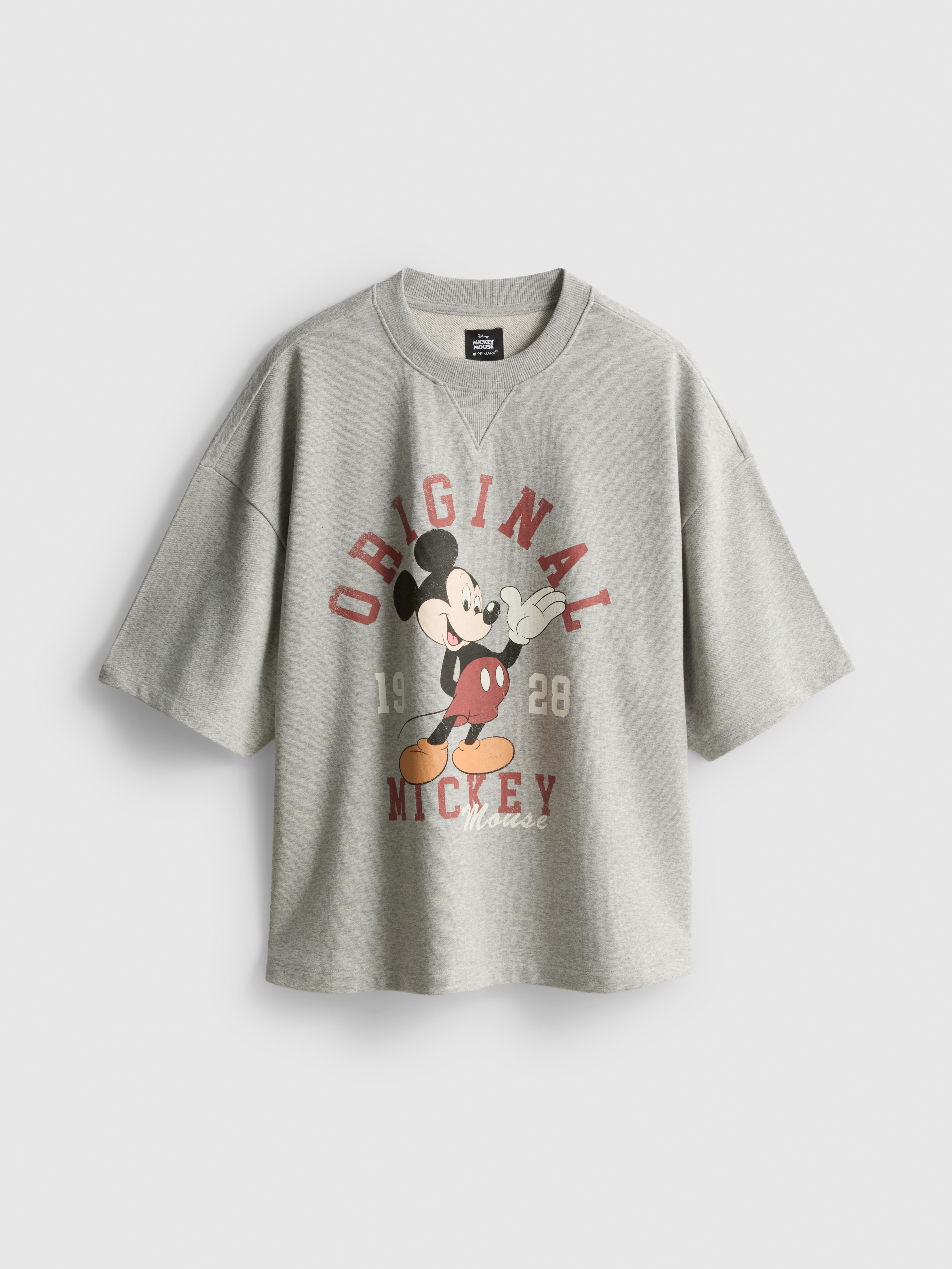 Disney's Mickey Mouse Cotton Rich Short Sleeve Sweatshirt