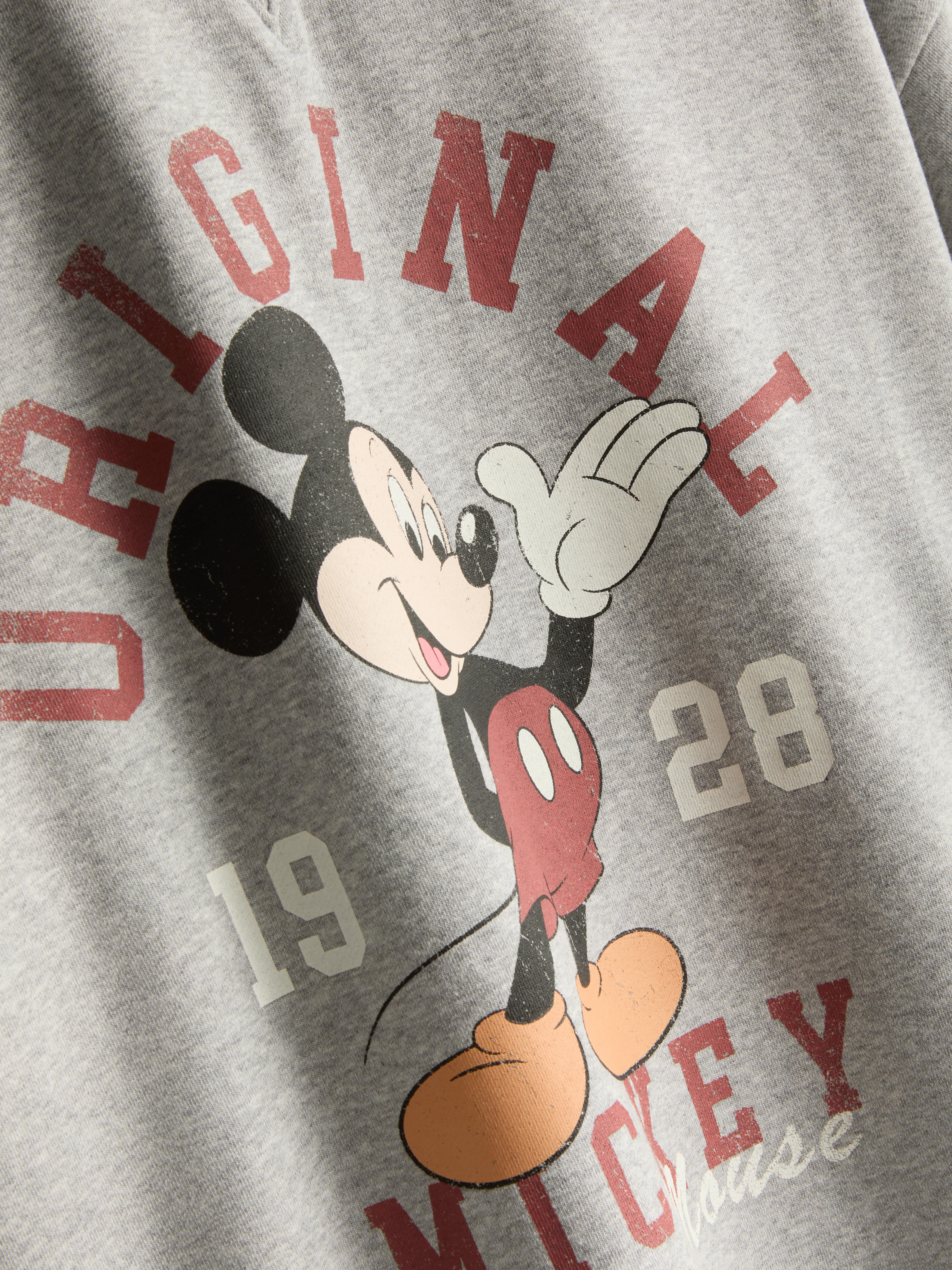 Disney's Mickey Mouse Cotton Rich Short Sleeve Sweatshirt