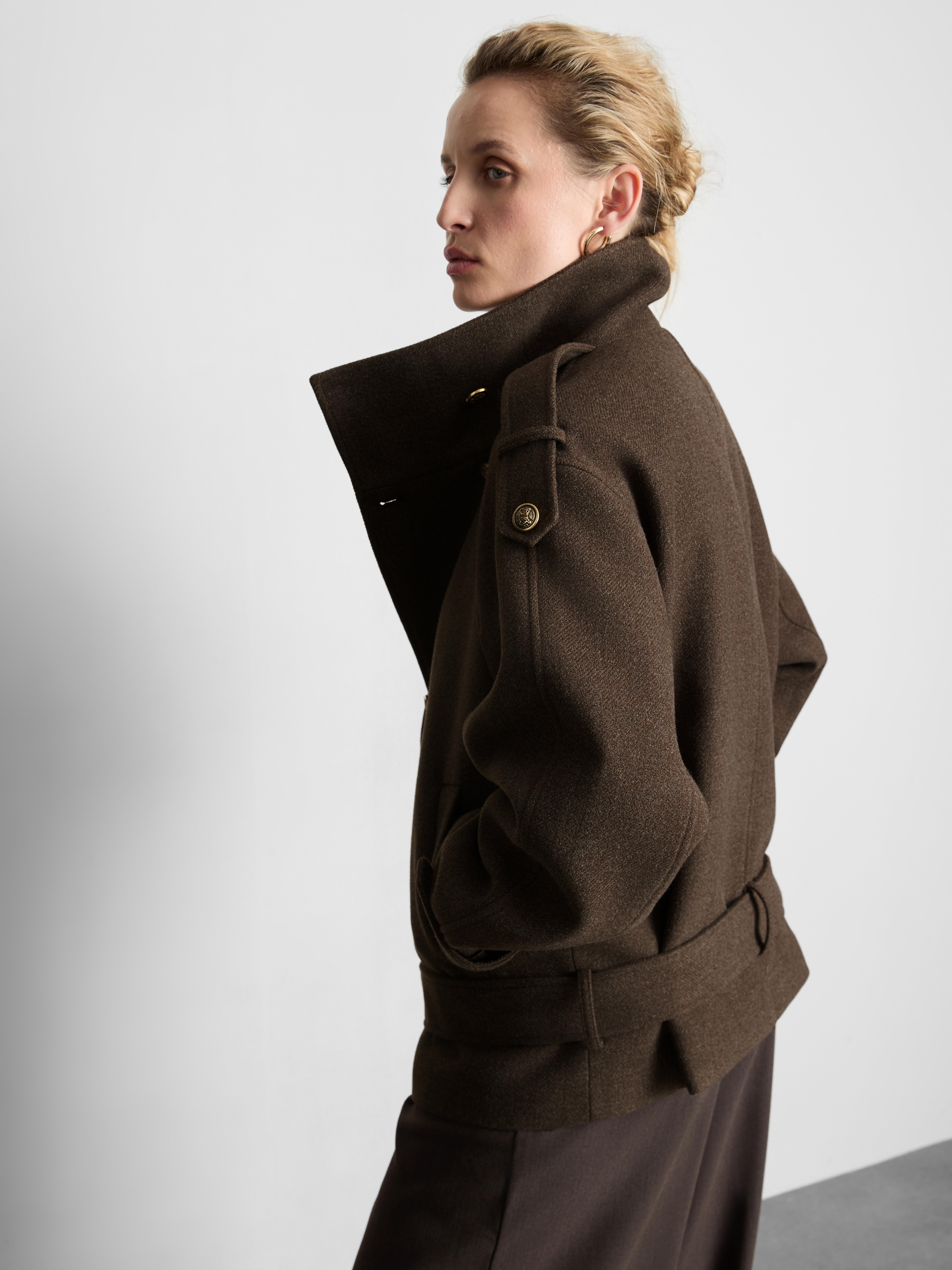 Funnel Neck Utility Jacket