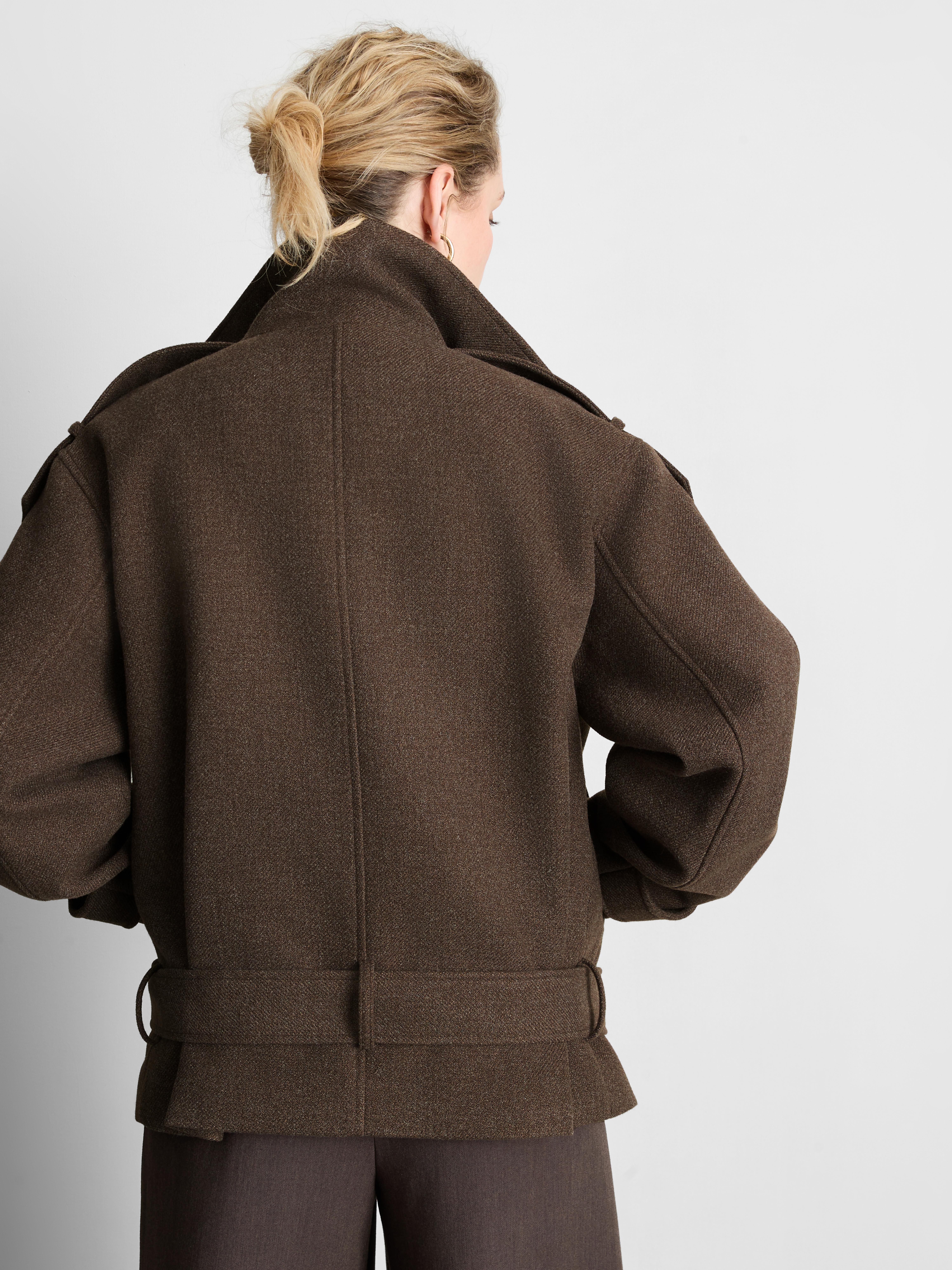 Funnel Neck Utility Jacket