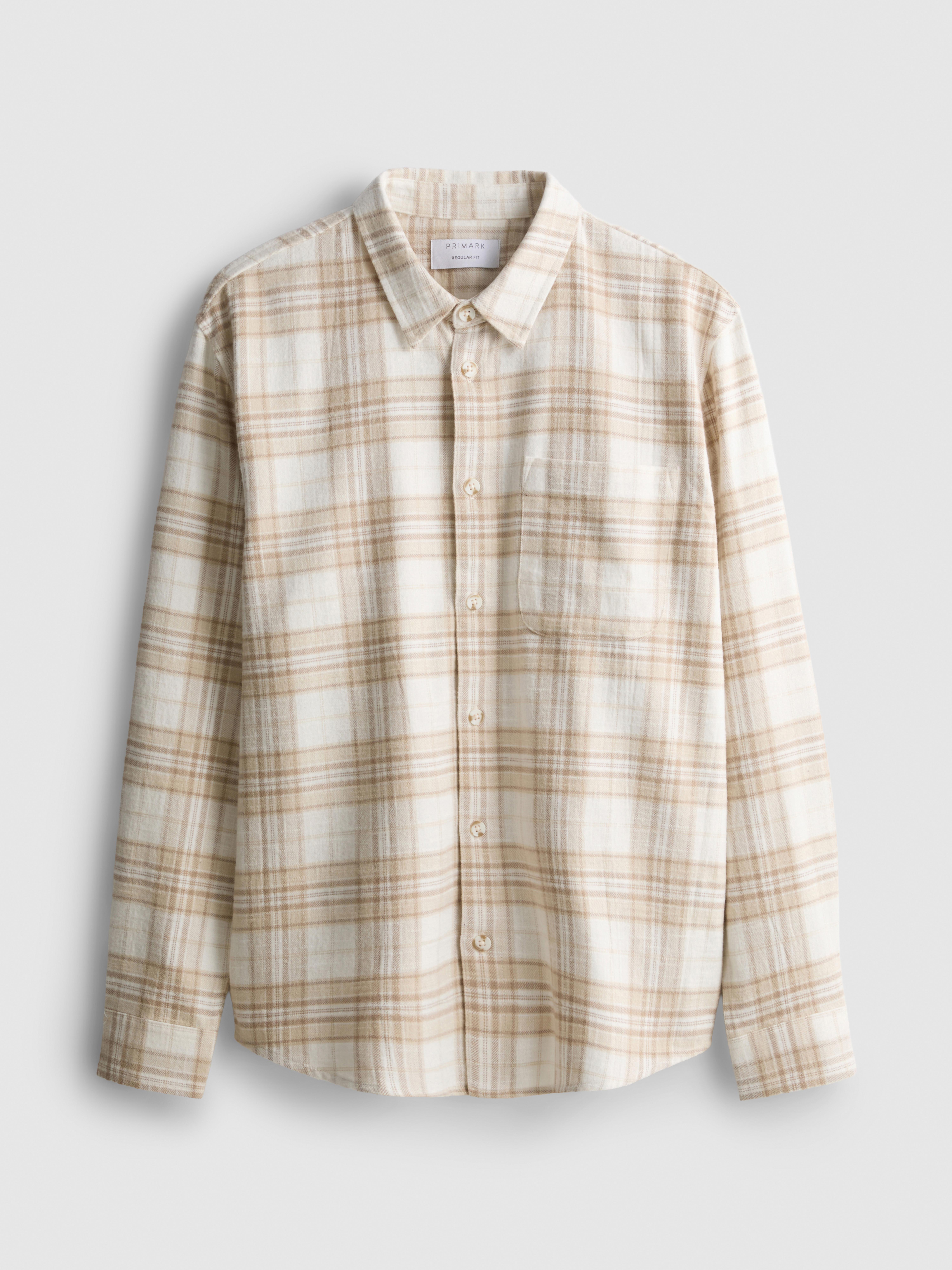 Pure Cotton Long Sleeve Checked Shirt