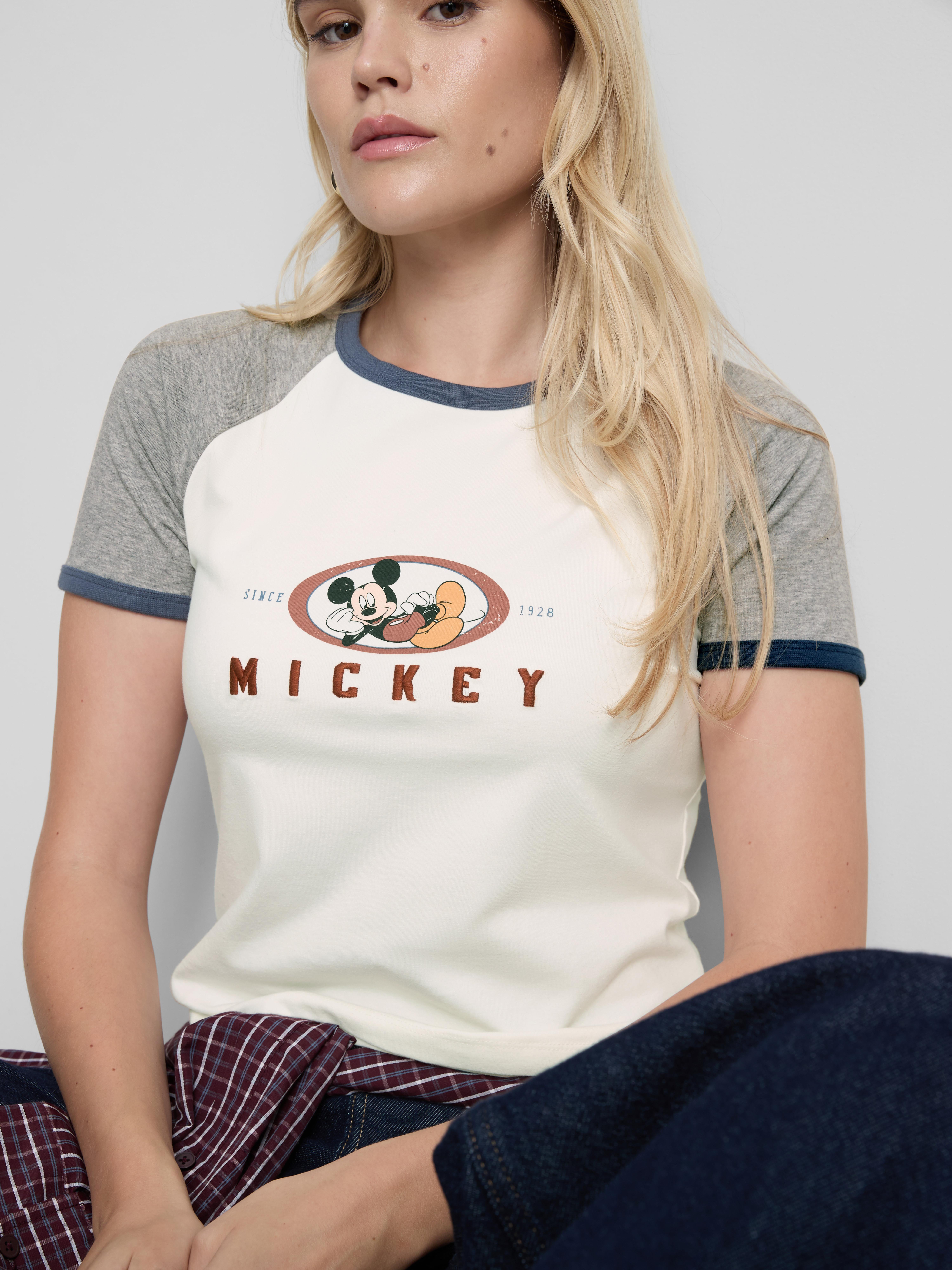 Disney's Mickey Mouse Raglan Ringer Tee