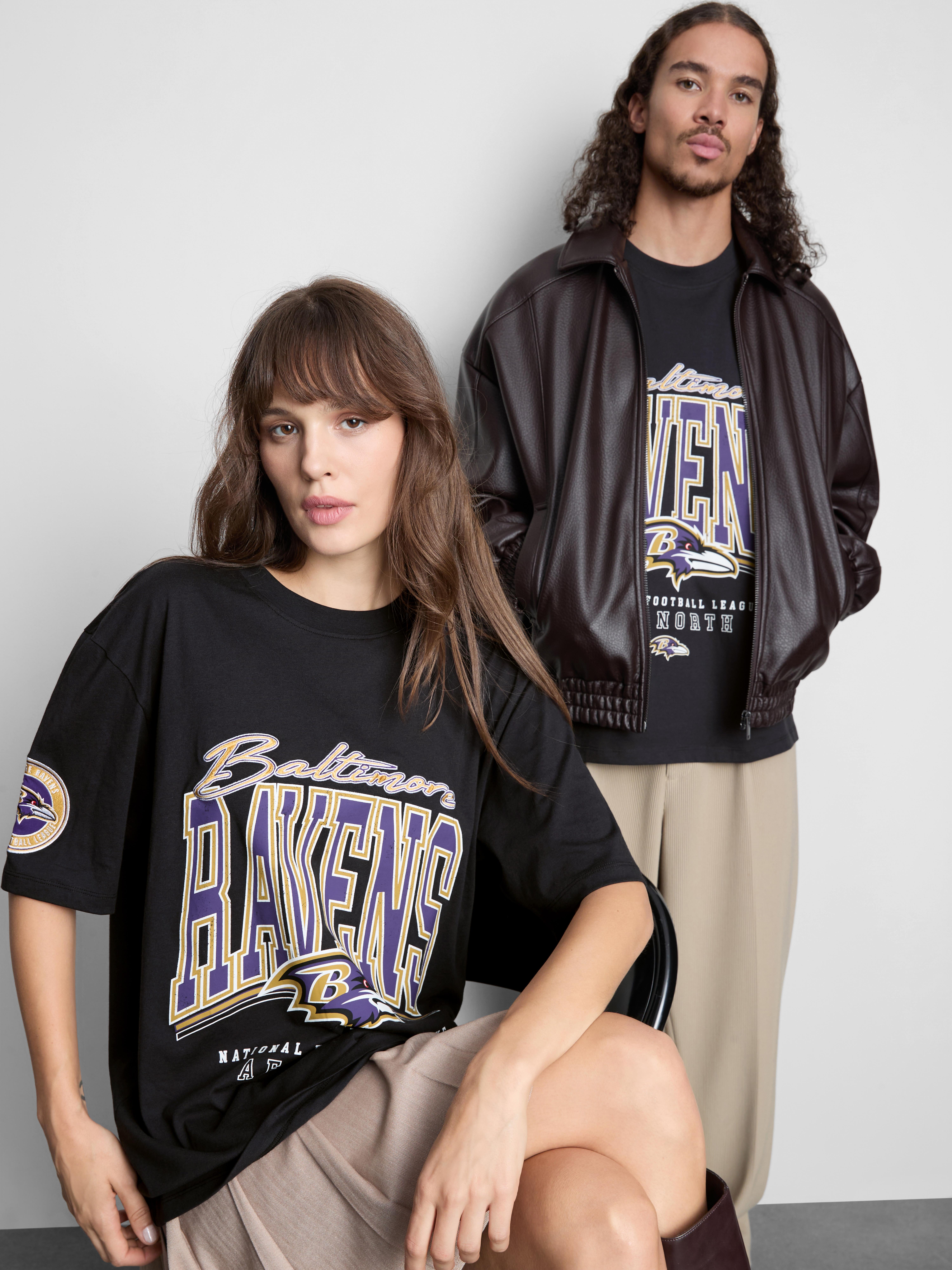 NFL Baltimore Ravens Pure Cotton Graphic T-Shirt