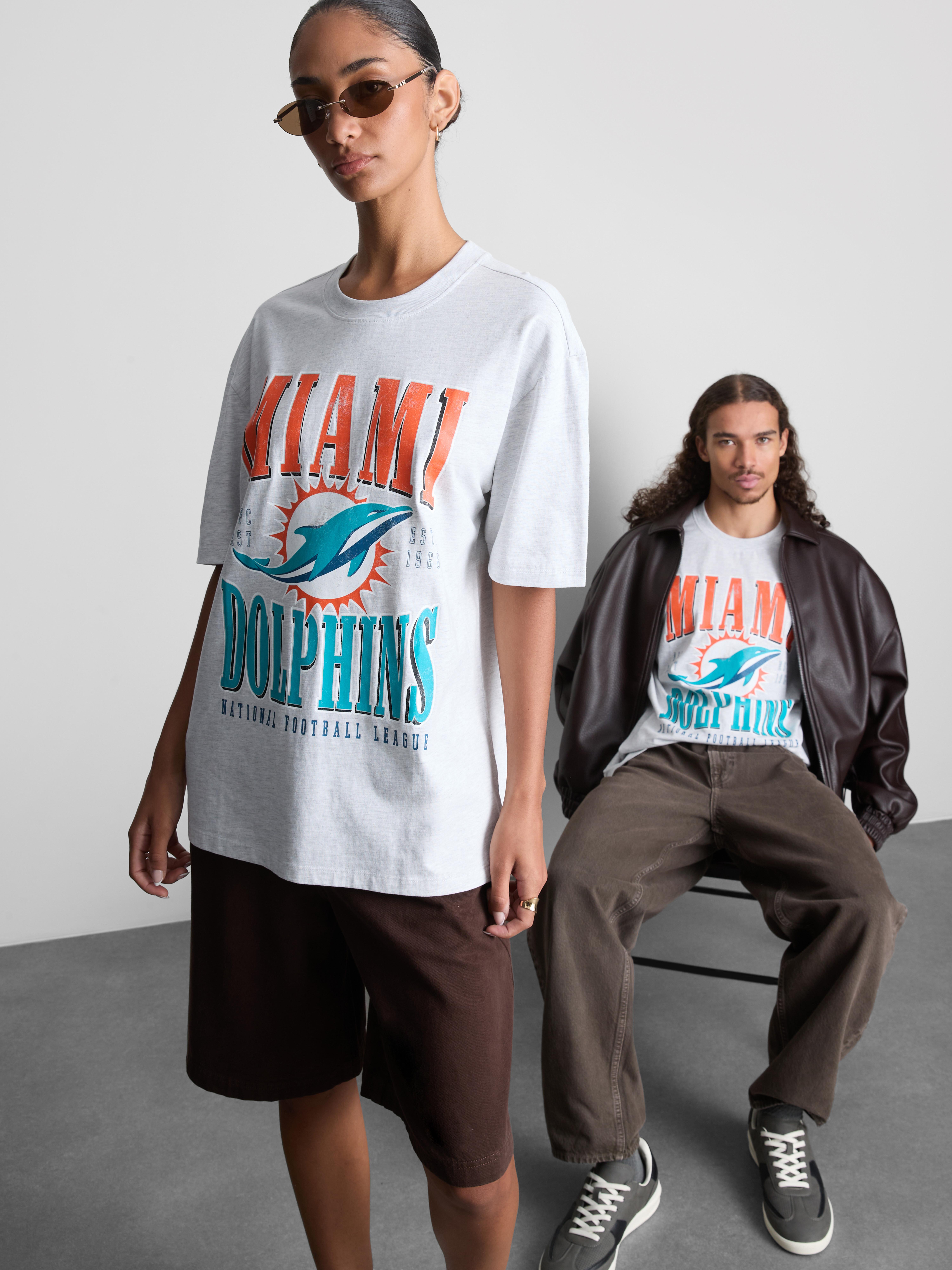 NFL Miami Dolphins Pure Cotton Graphic T-Shirt