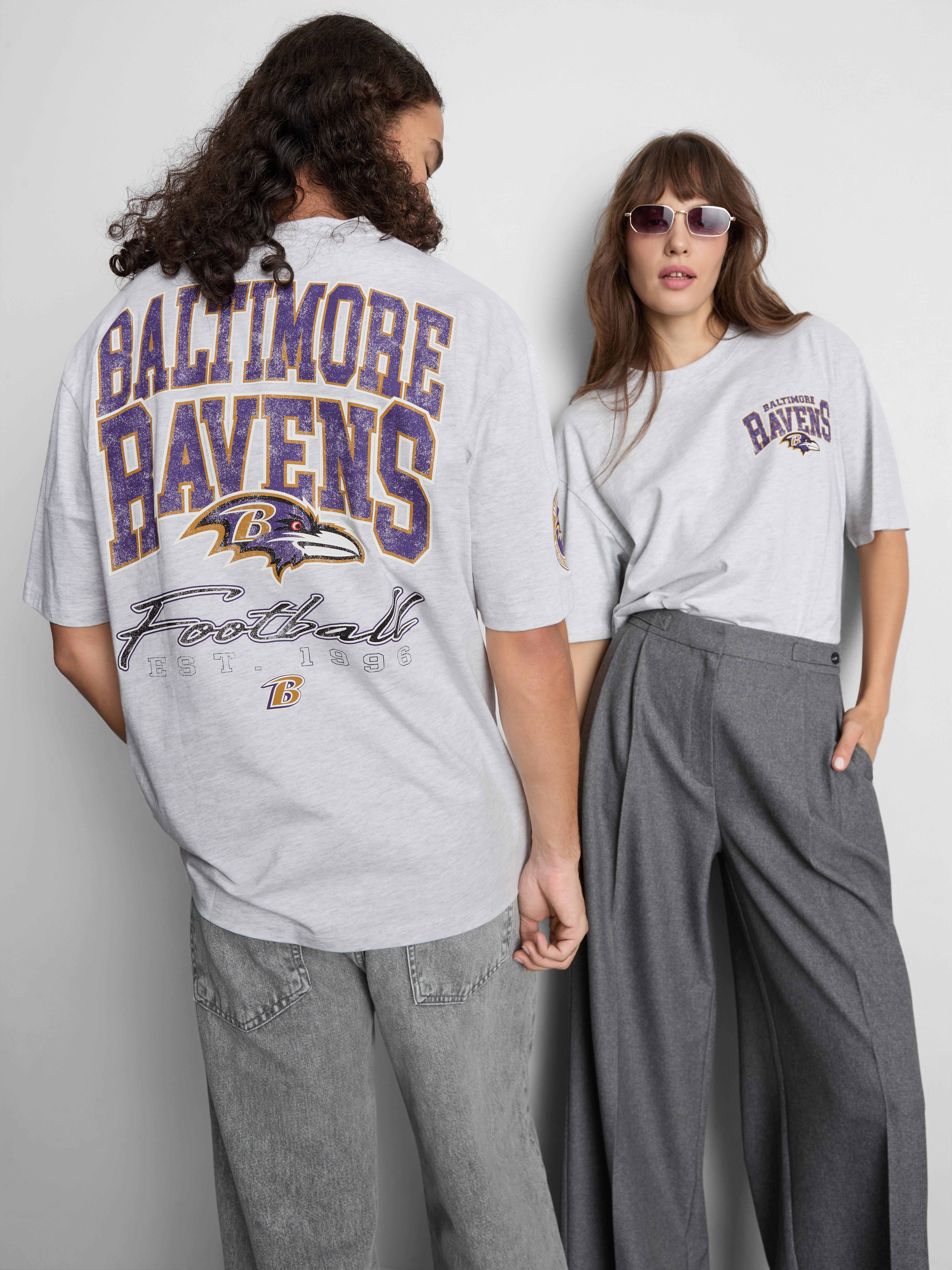 NFL Baltimore Ravens Pure Cotton Graphic T-Shirt