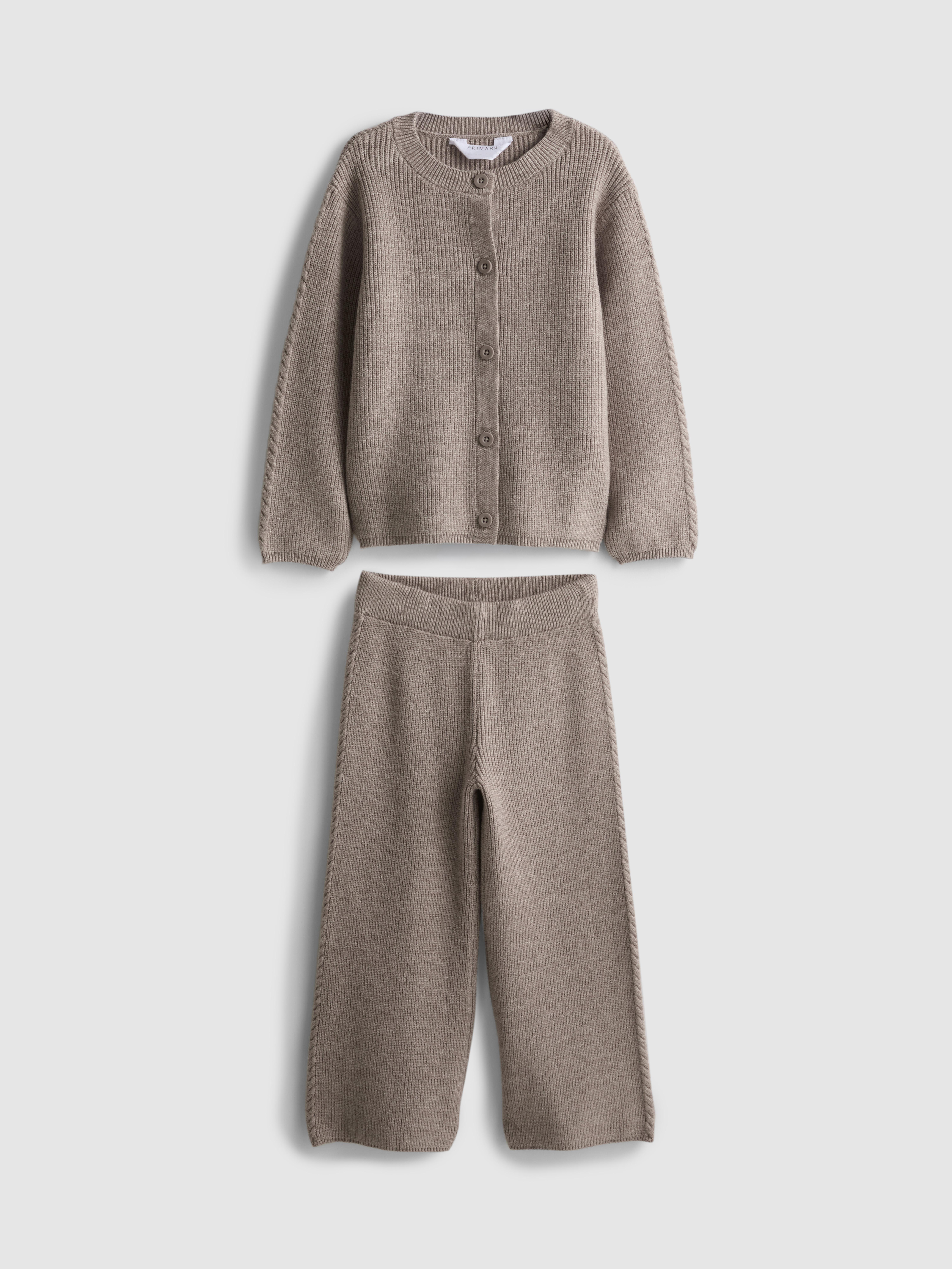 1-9yrs | Cardigan and Knit Leggings Set