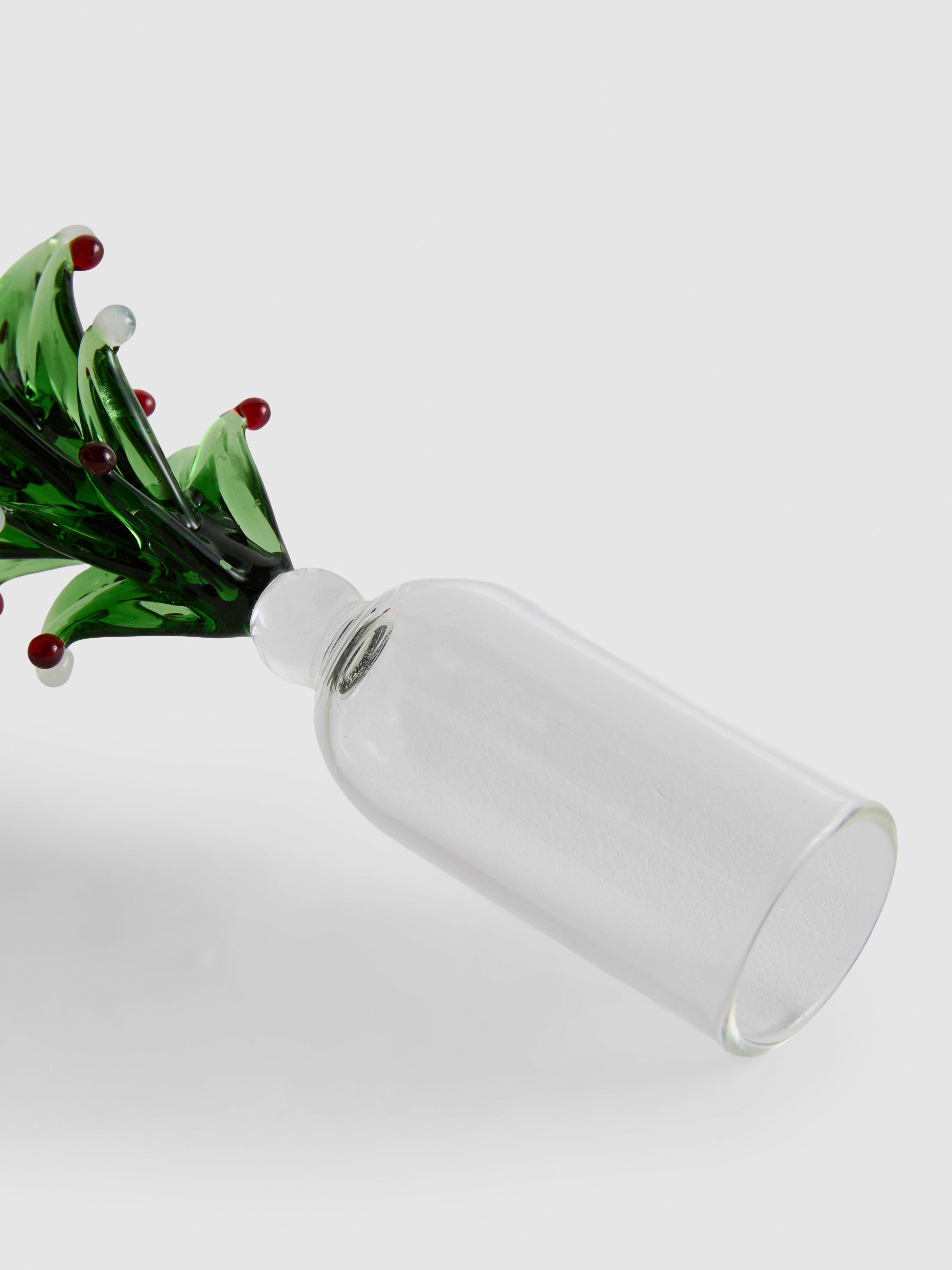 Christmas Tree Glass Candle Holder