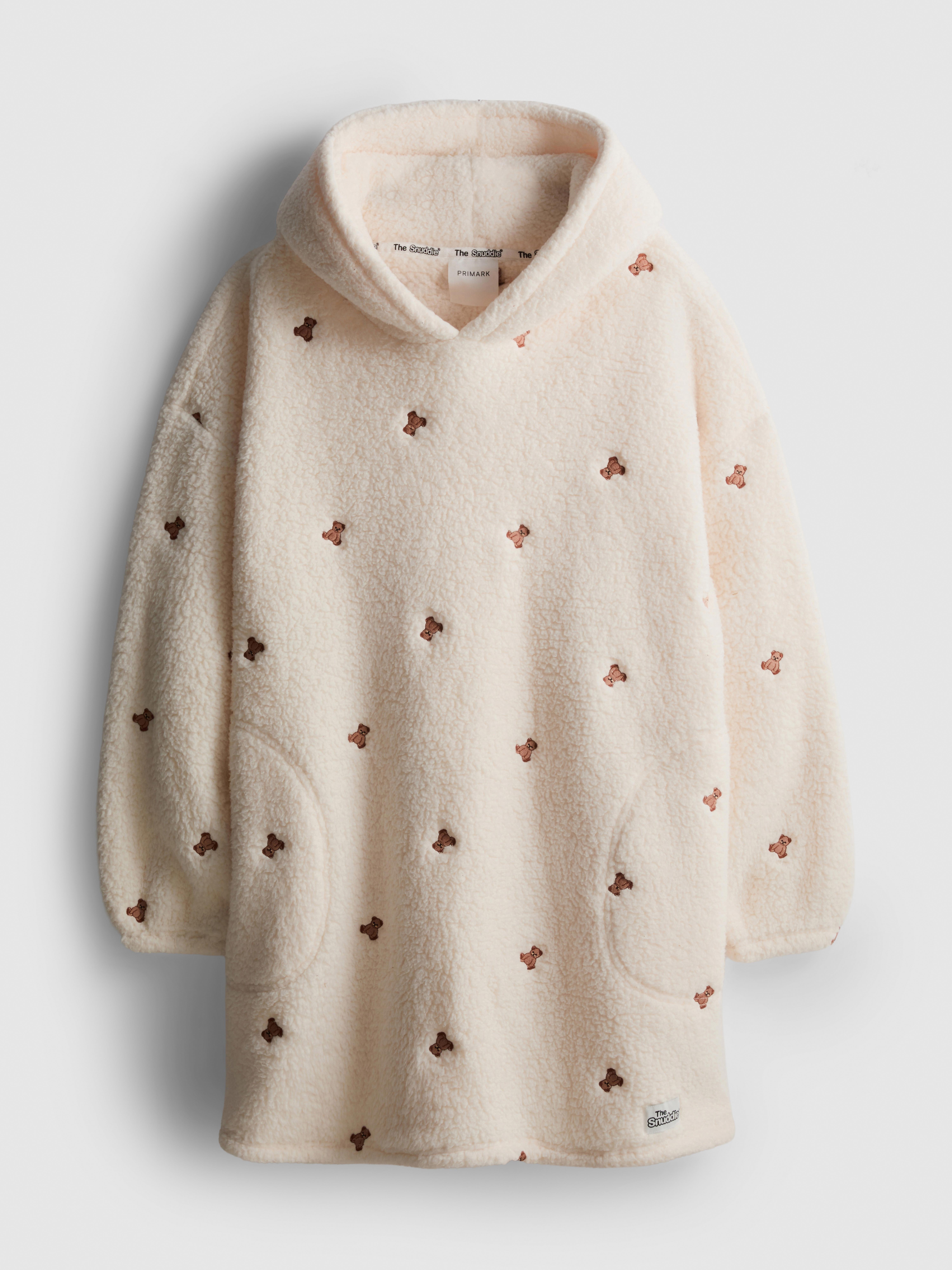 Womens Cream Hooded Fleece Snuddie | Primark