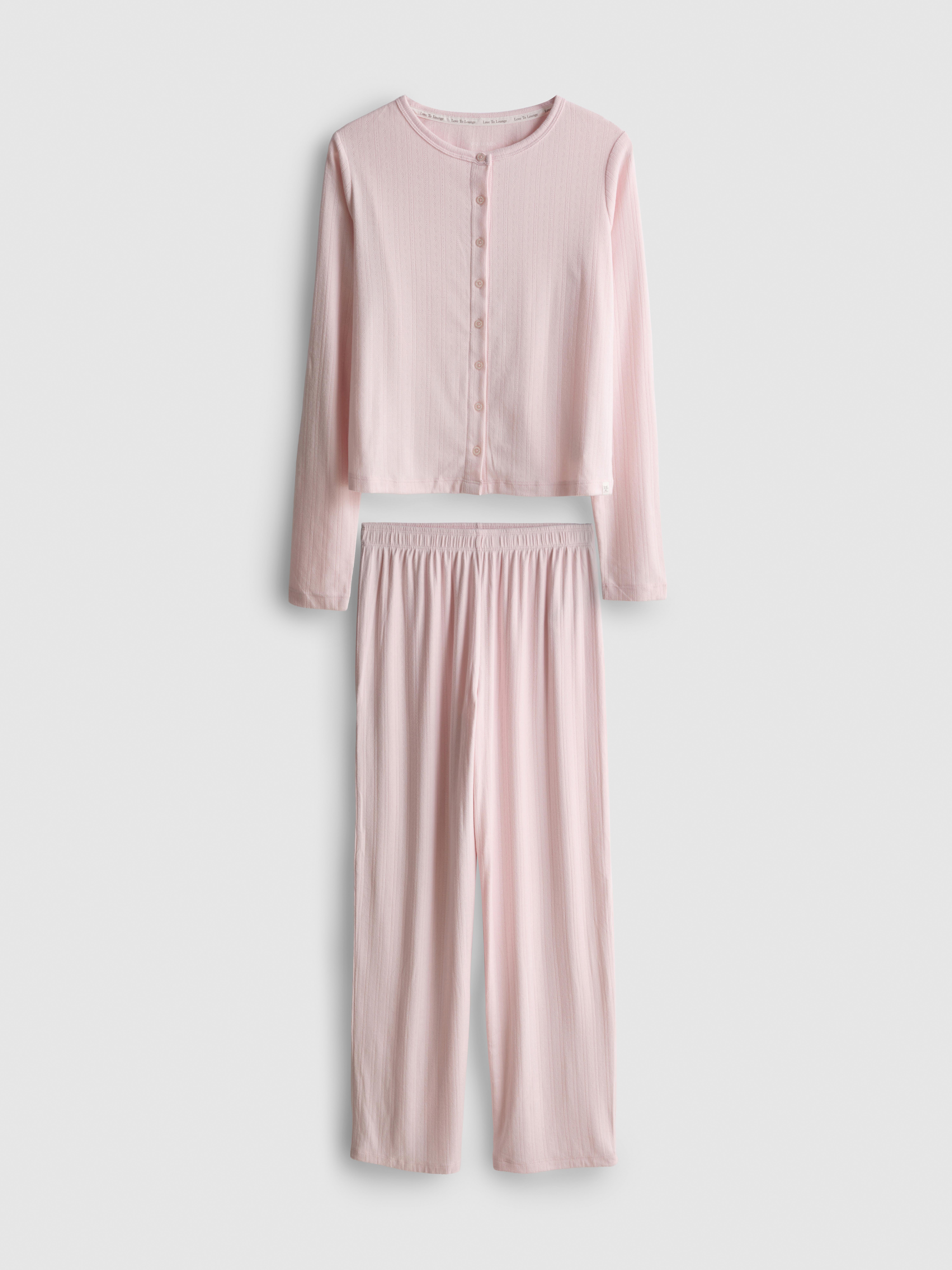 Love To Lounge Button-Up Pajamas