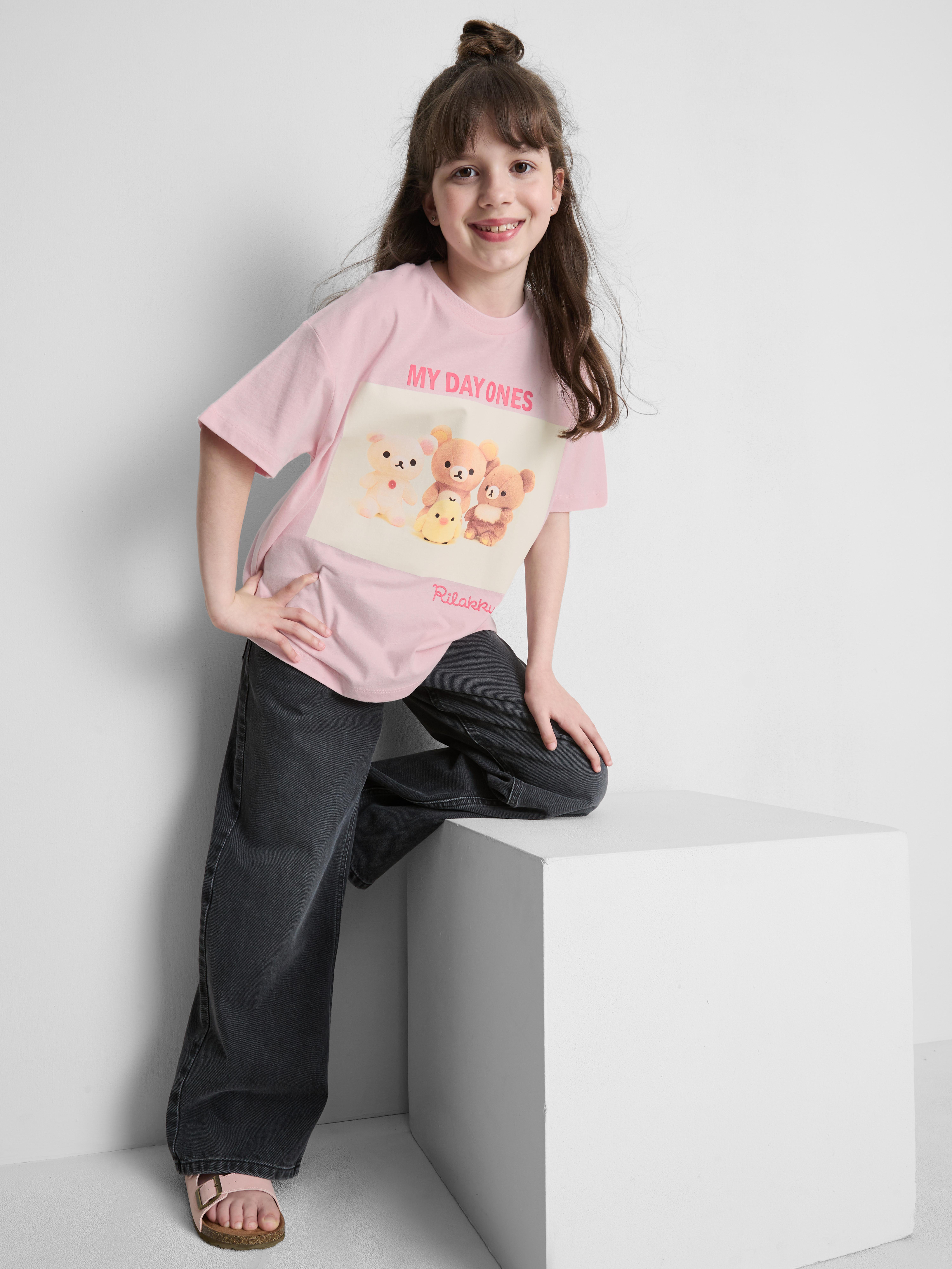 7-15 anos | T-shirt Rilakkuma