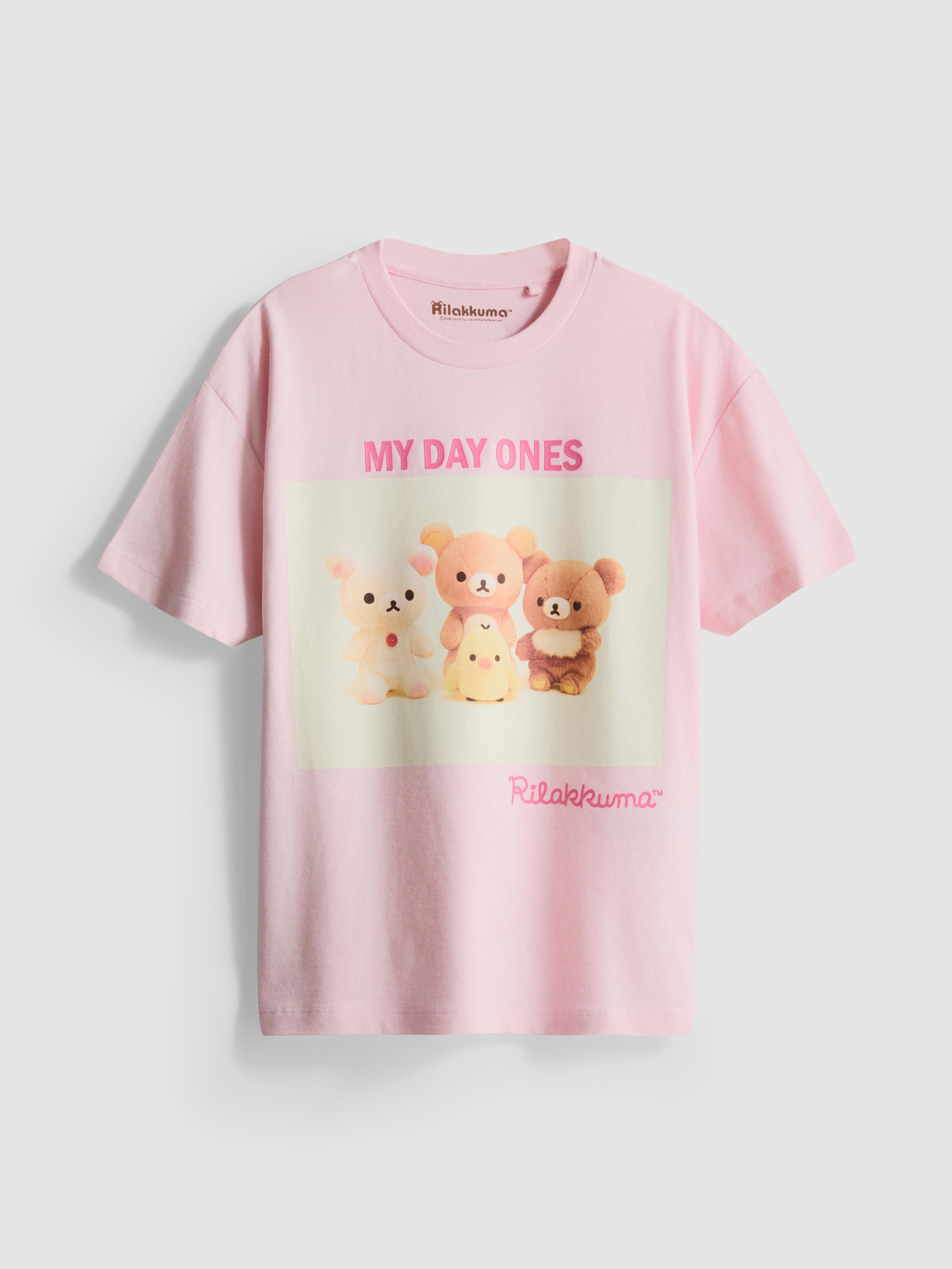 7-15 anos | T-shirt Rilakkuma