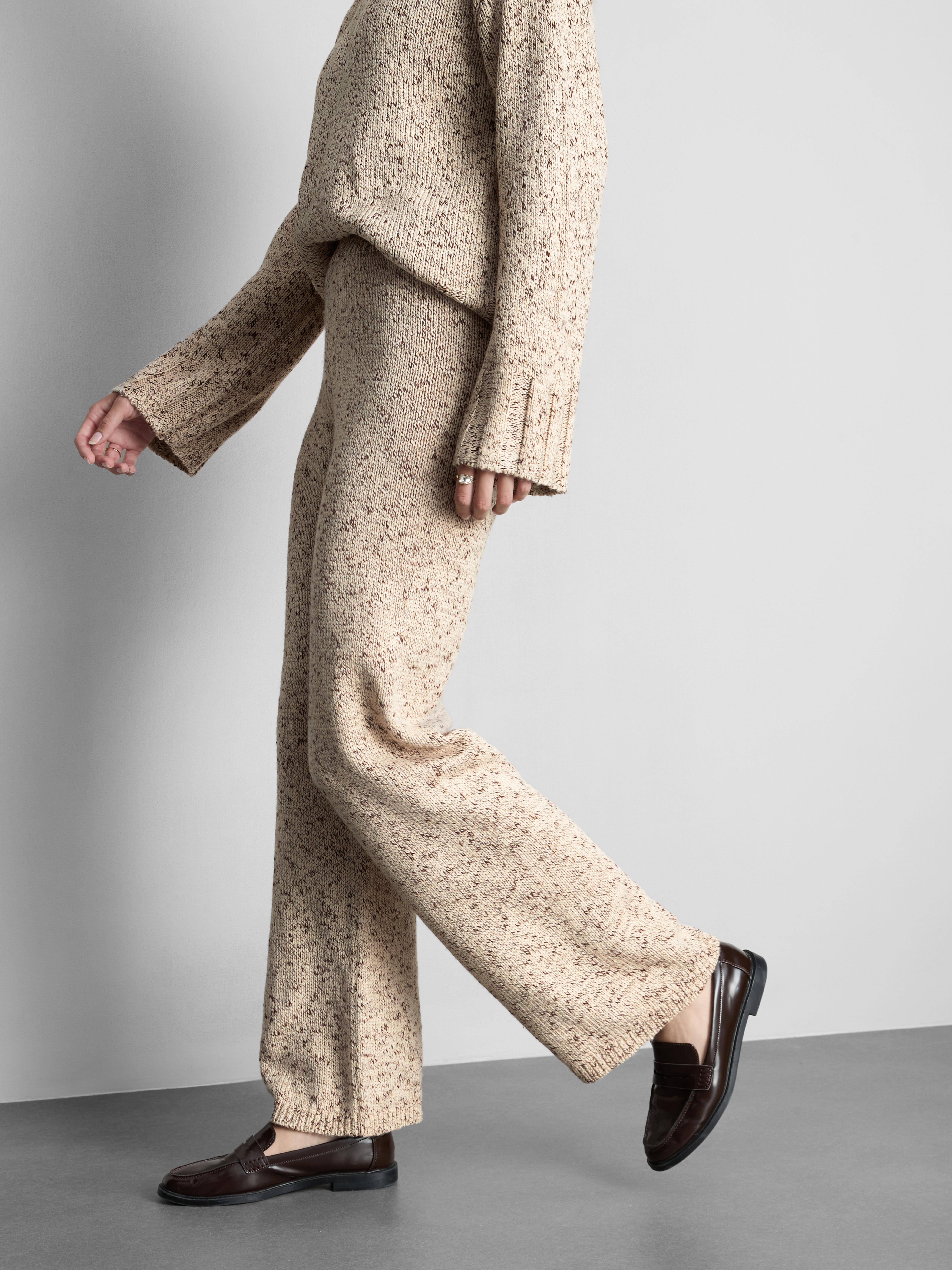 Straight Leg Knit Pants