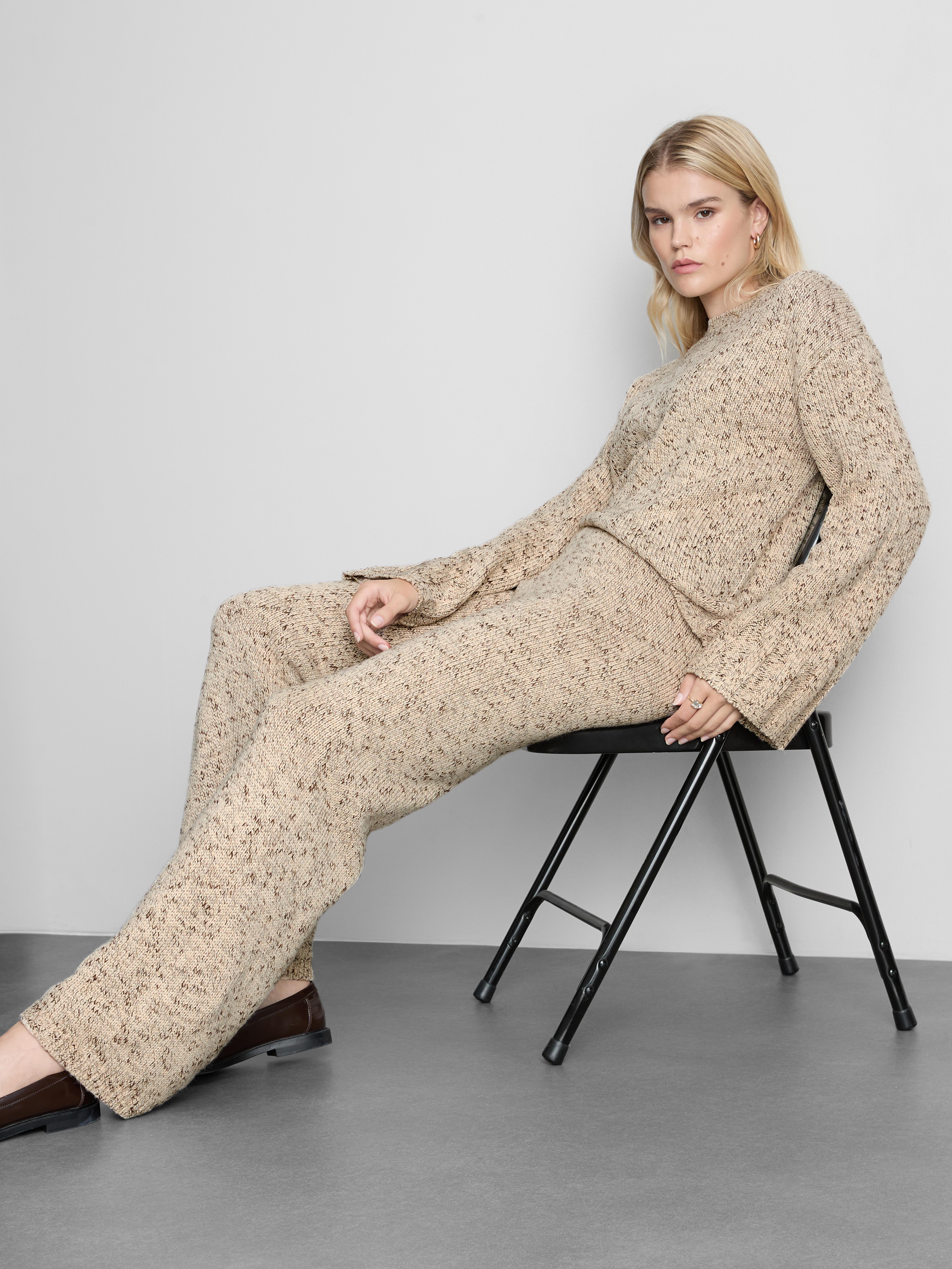 Straight Leg Knit Pants