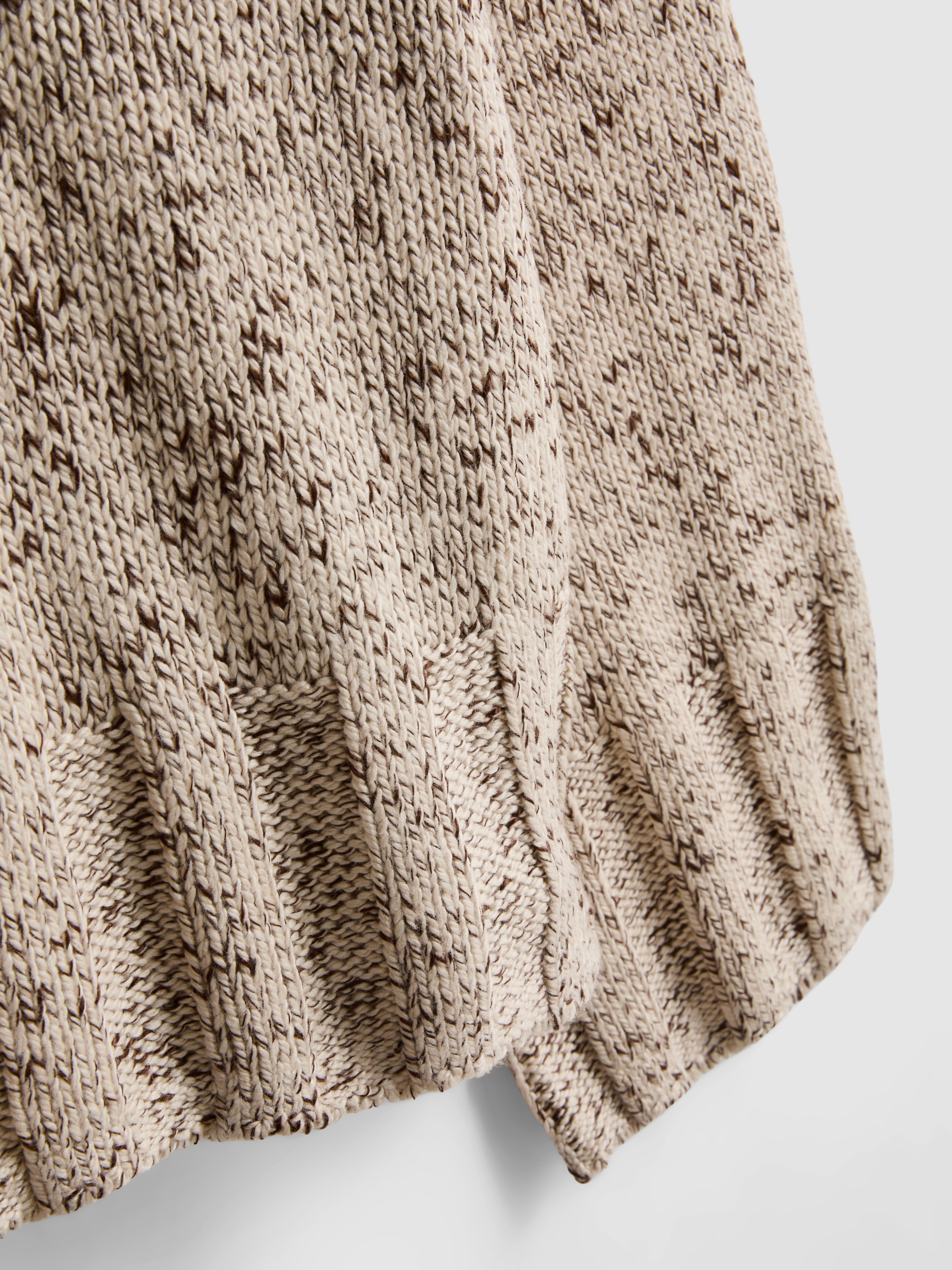 Knitted Marl Crew Neck Sweater
