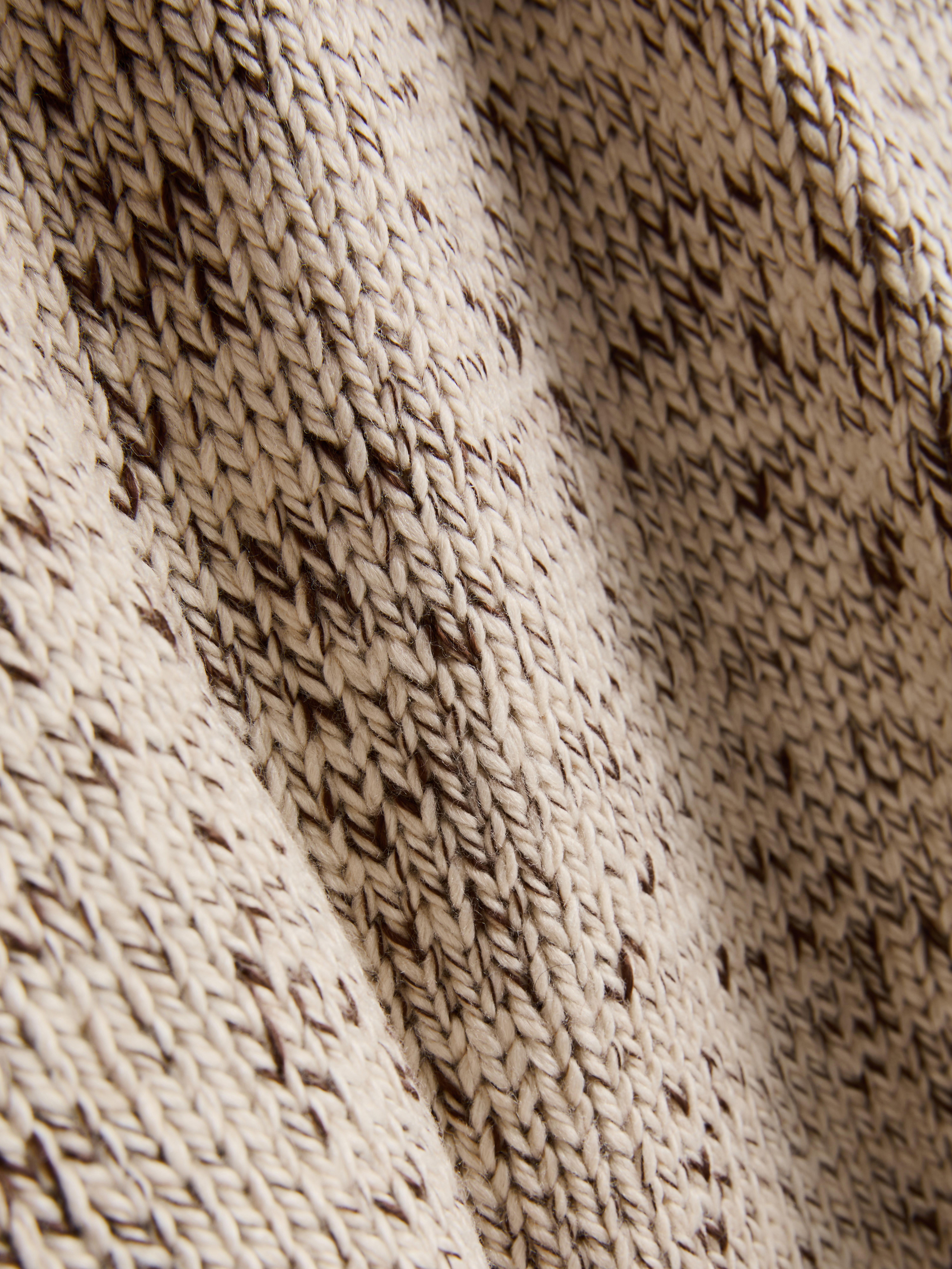 Knitted Marl Crew Neck Sweater