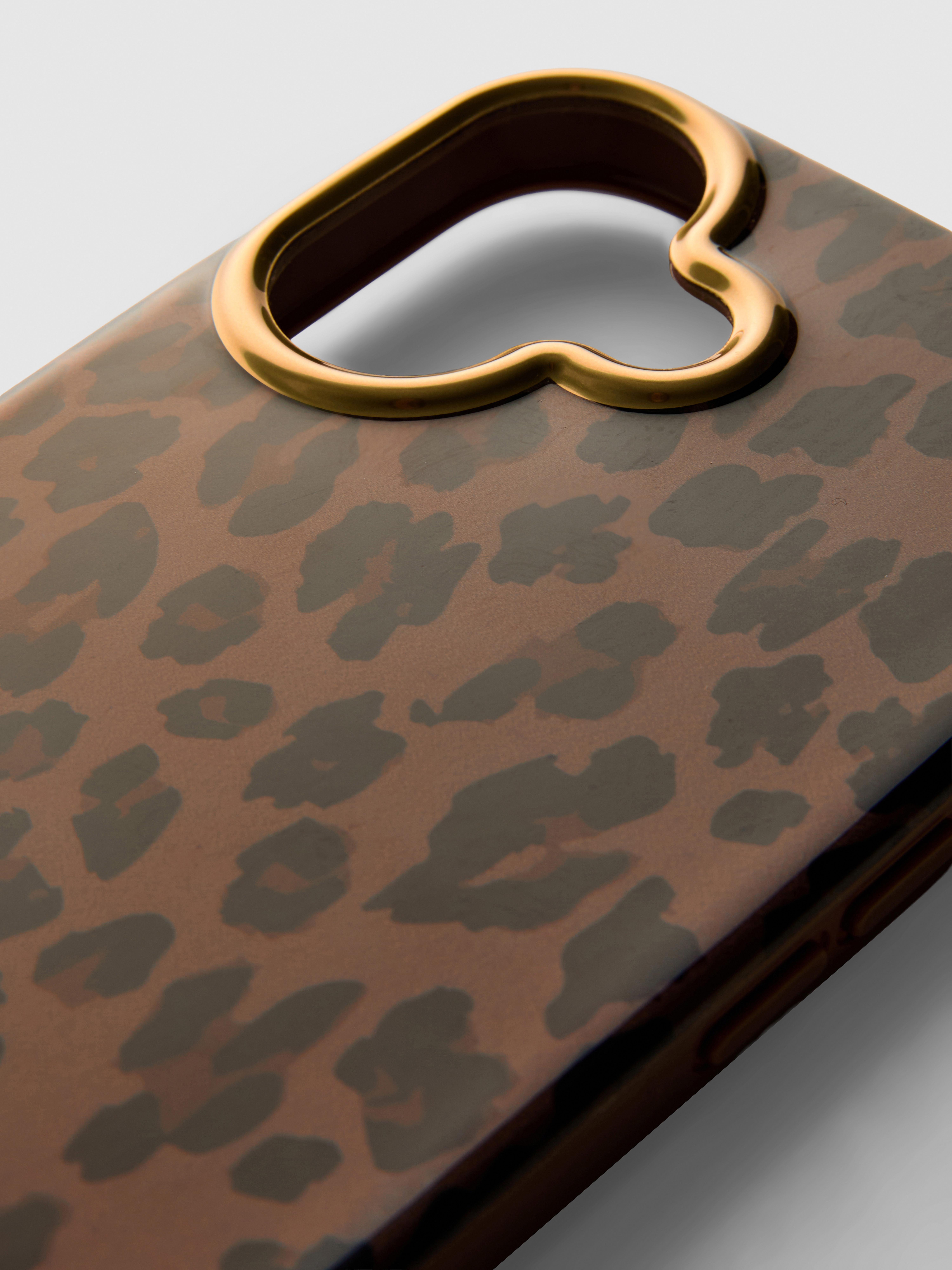 Telefoonhoesje met luipaardprint