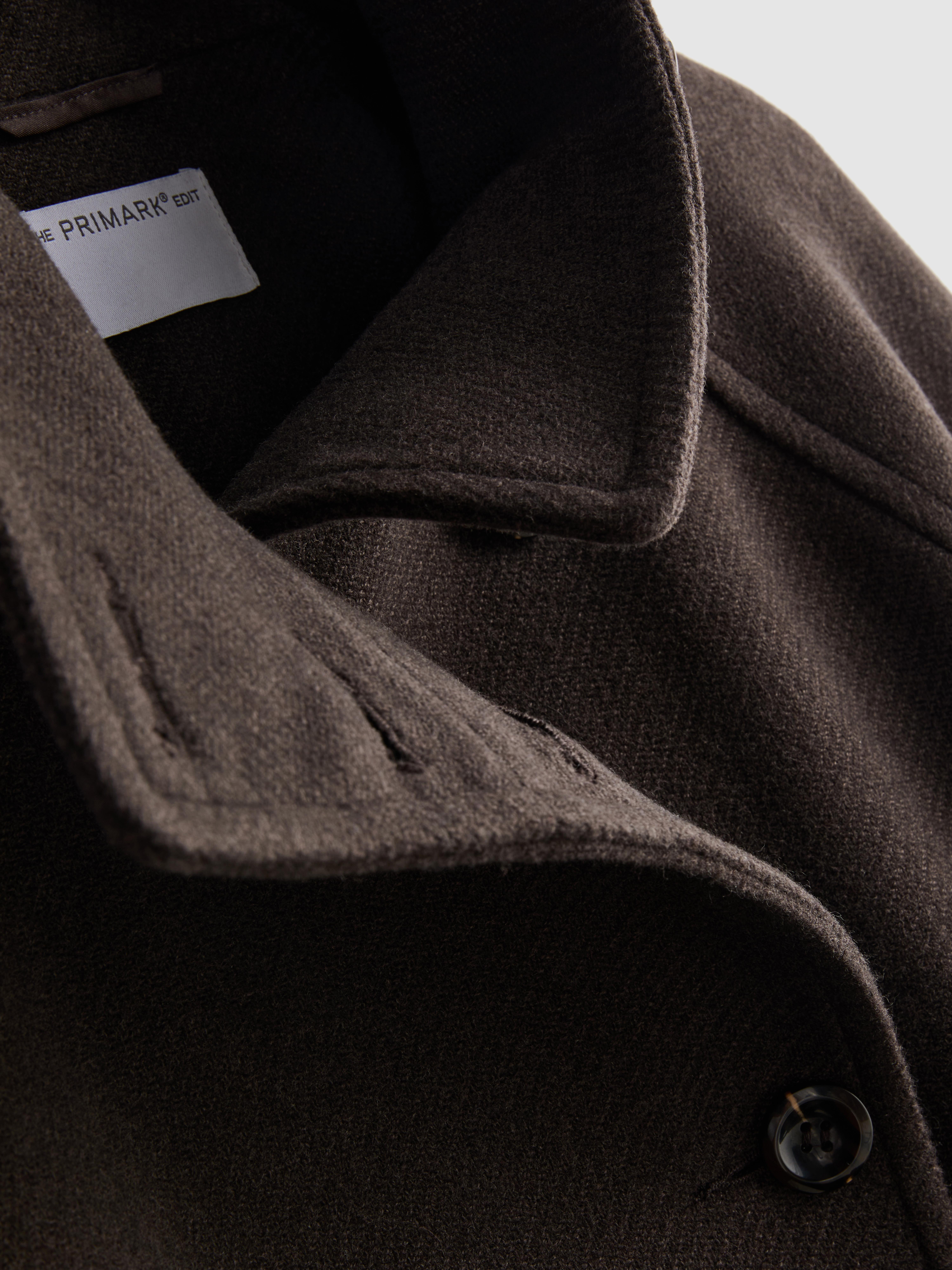 The Edit High-Neck Longline Coat