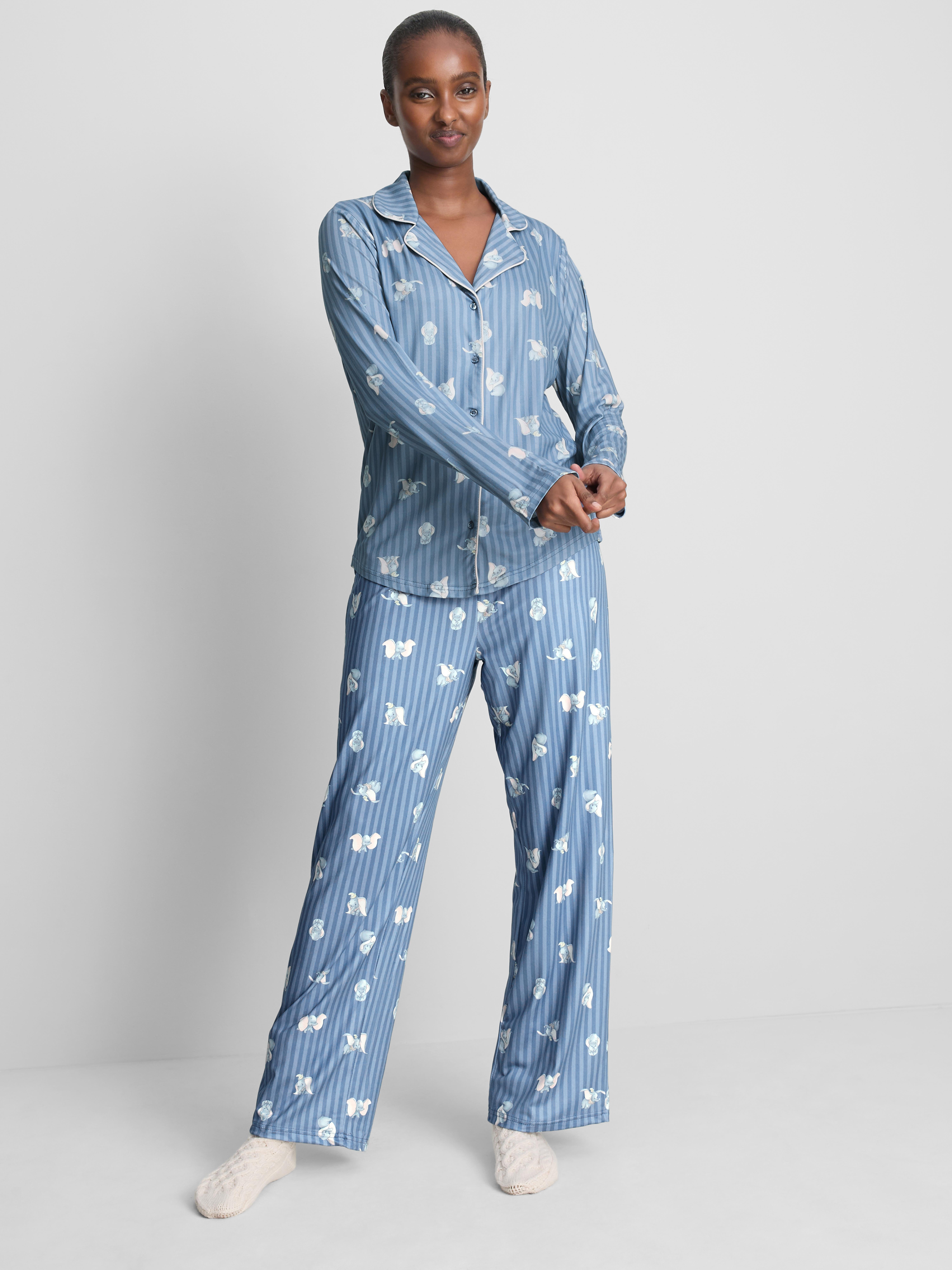 Disney's Dumbo Striped Graphic Boyfriend Pajamas
