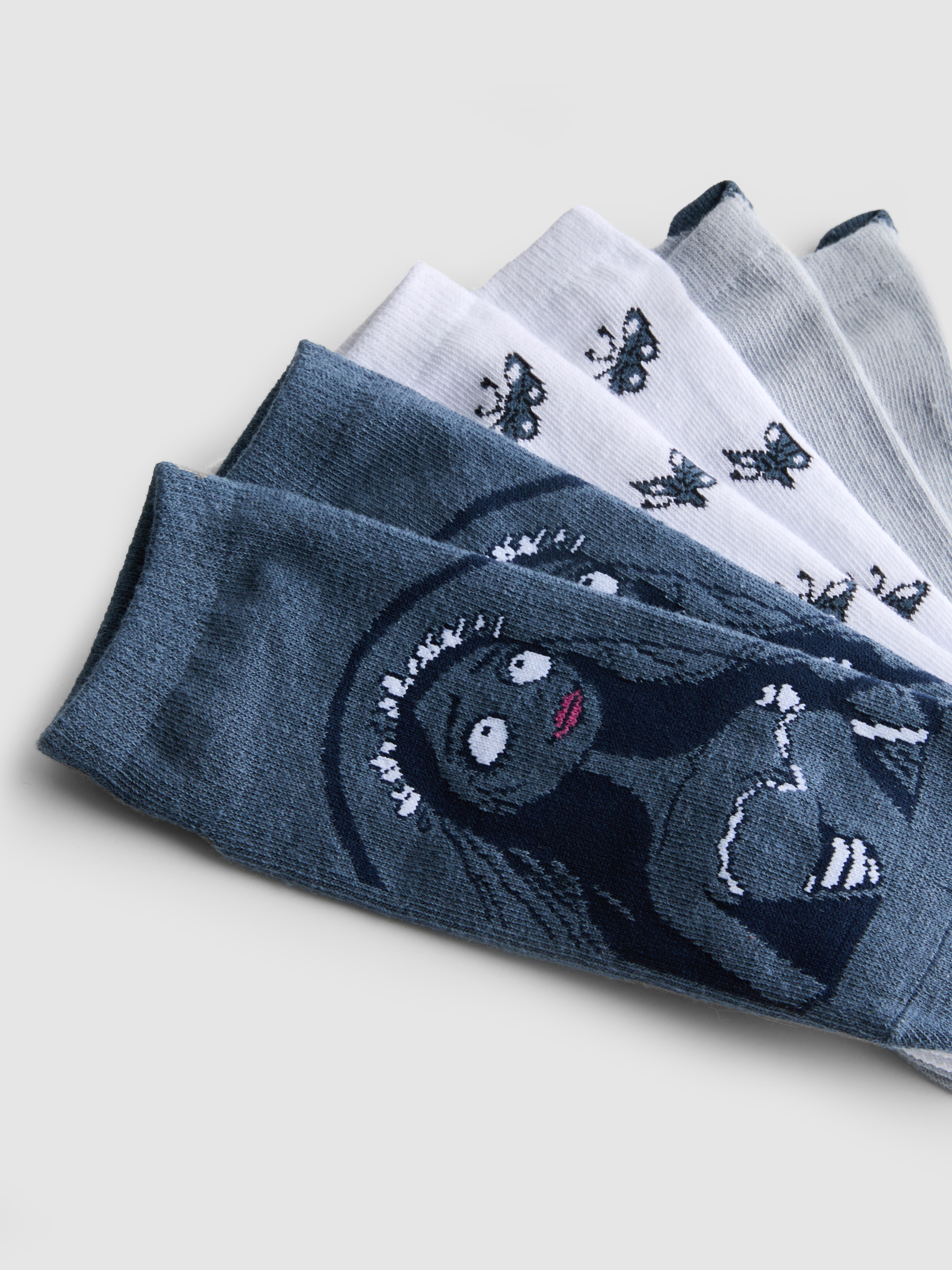 3pk Corpse Bride Graphic Ankle Socks