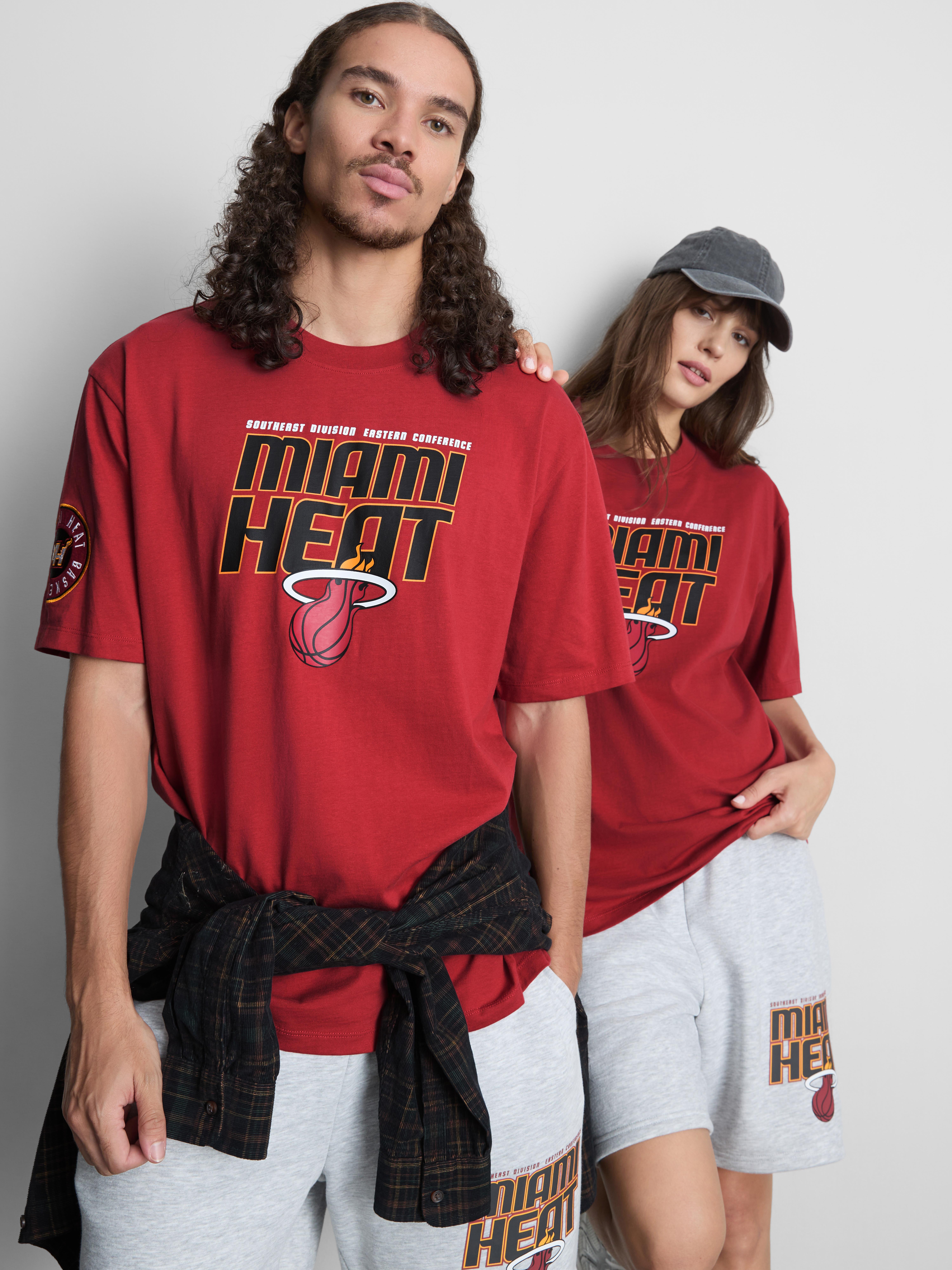NBA Miami Heat Pure Cotton Graphic T-Shirt