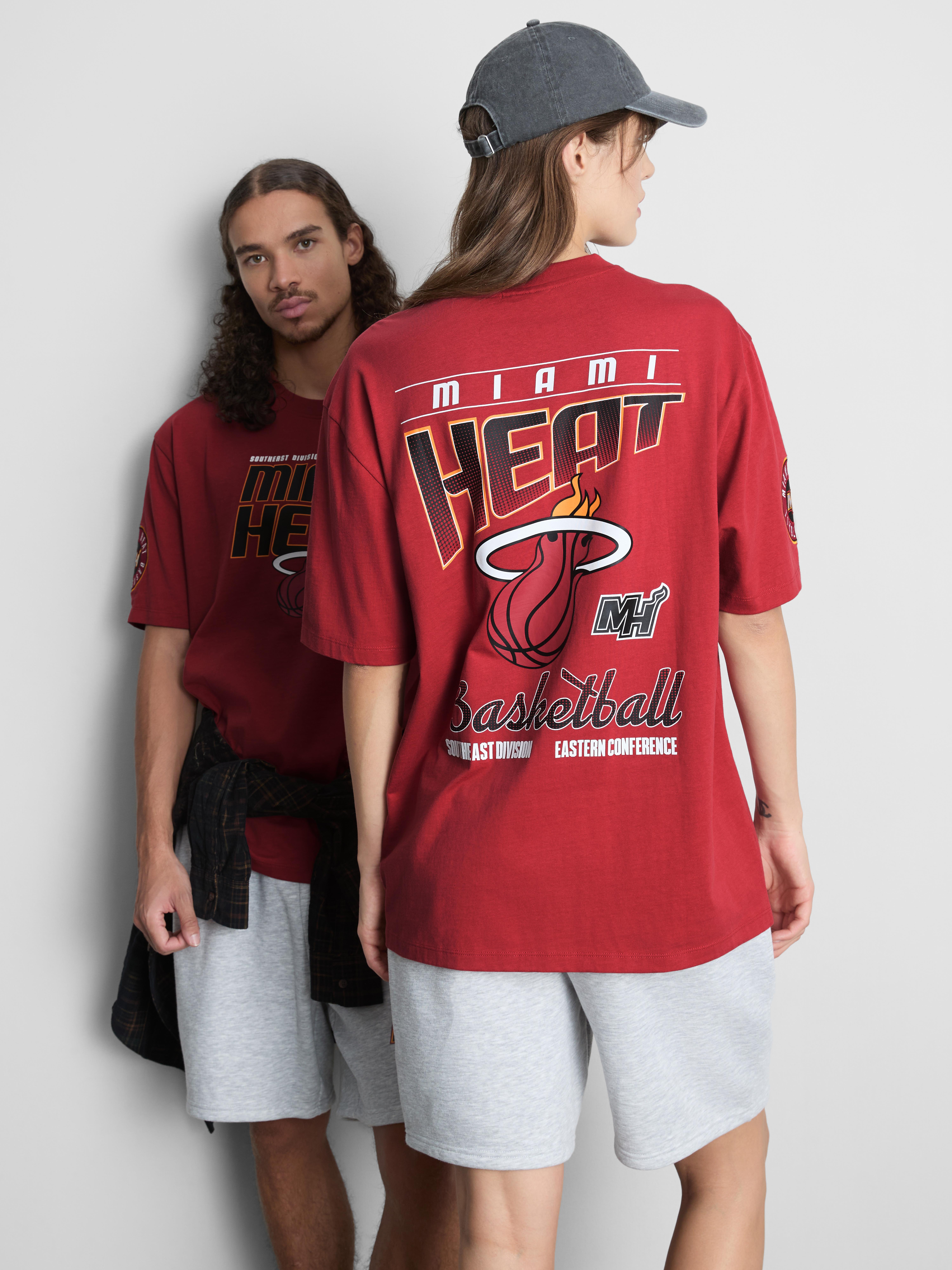NBA Miami Heat Pure Cotton Graphic T-Shirt