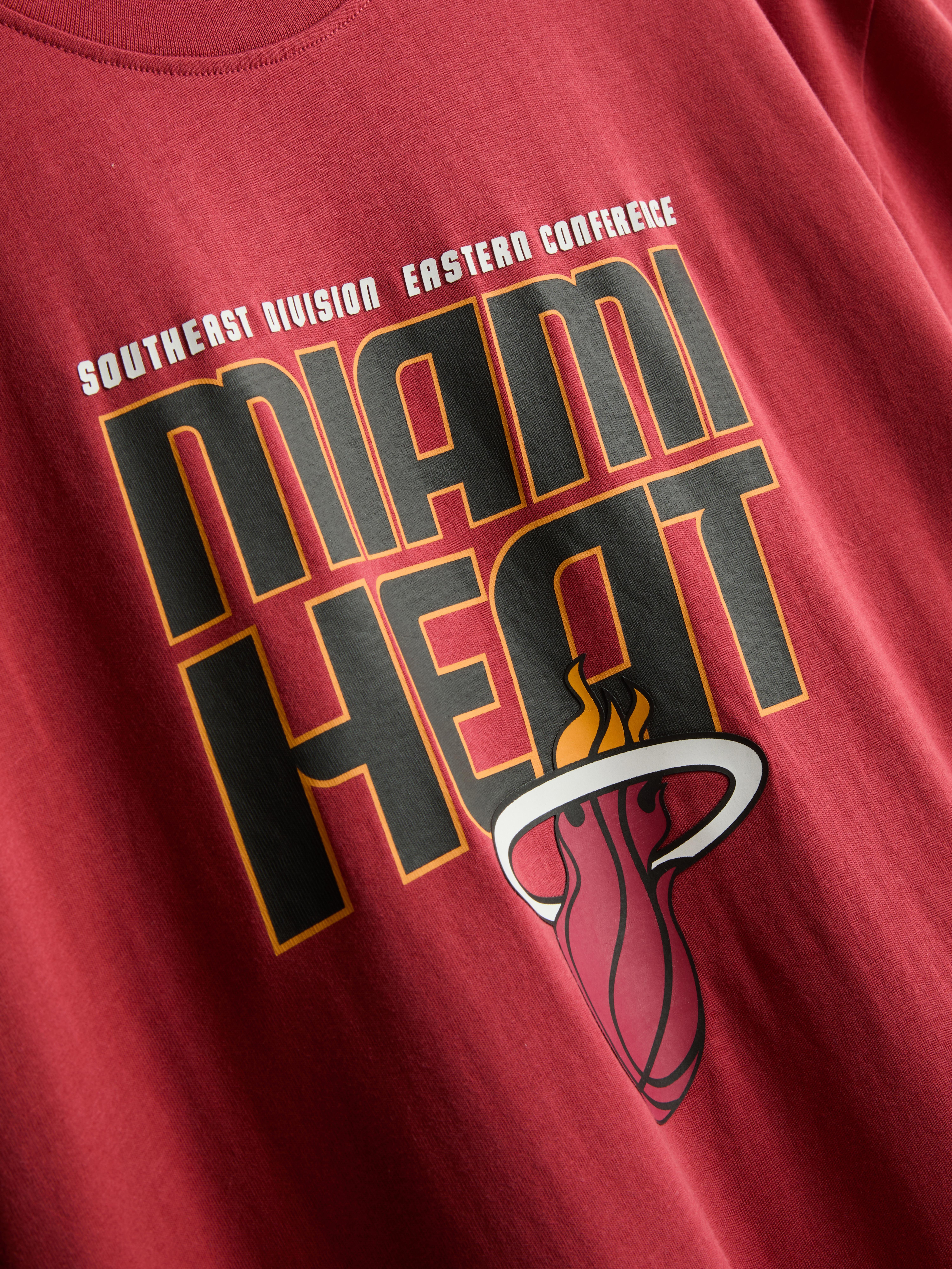 NBA Miami Heat Pure Cotton Graphic T-Shirt