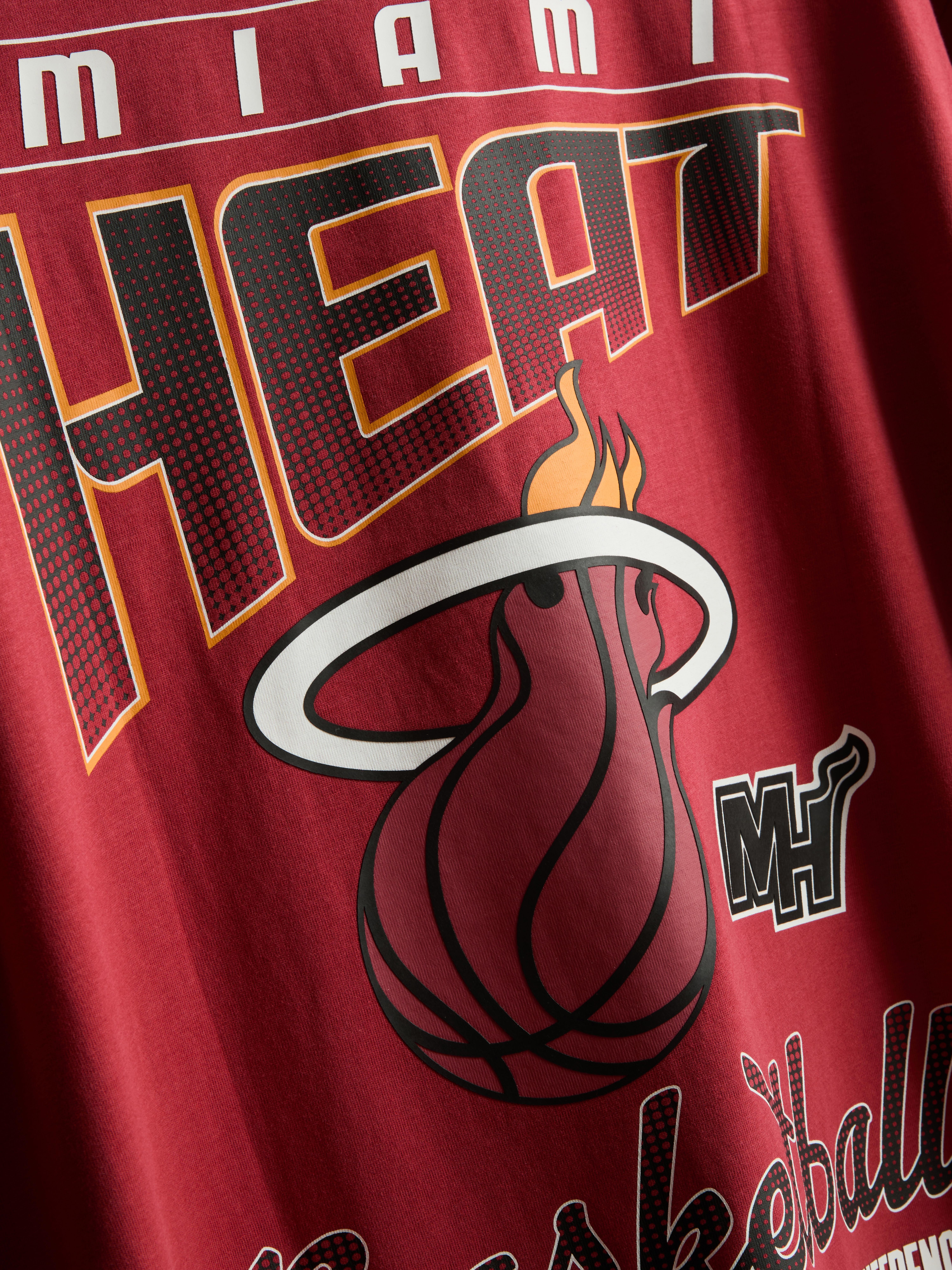 NBA Miami Heat Pure Cotton Graphic T-Shirt