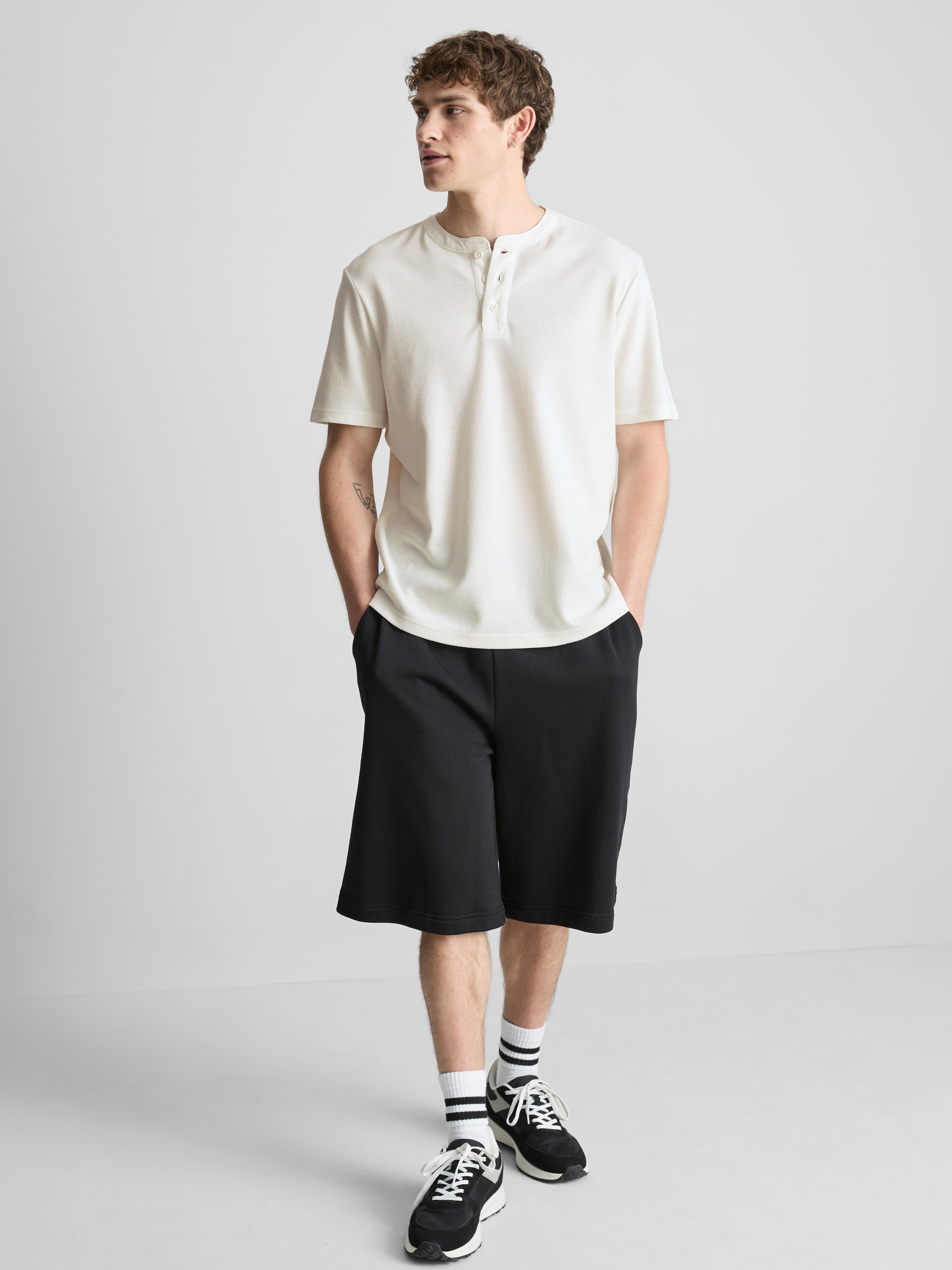 Textured Henley T-Shirt