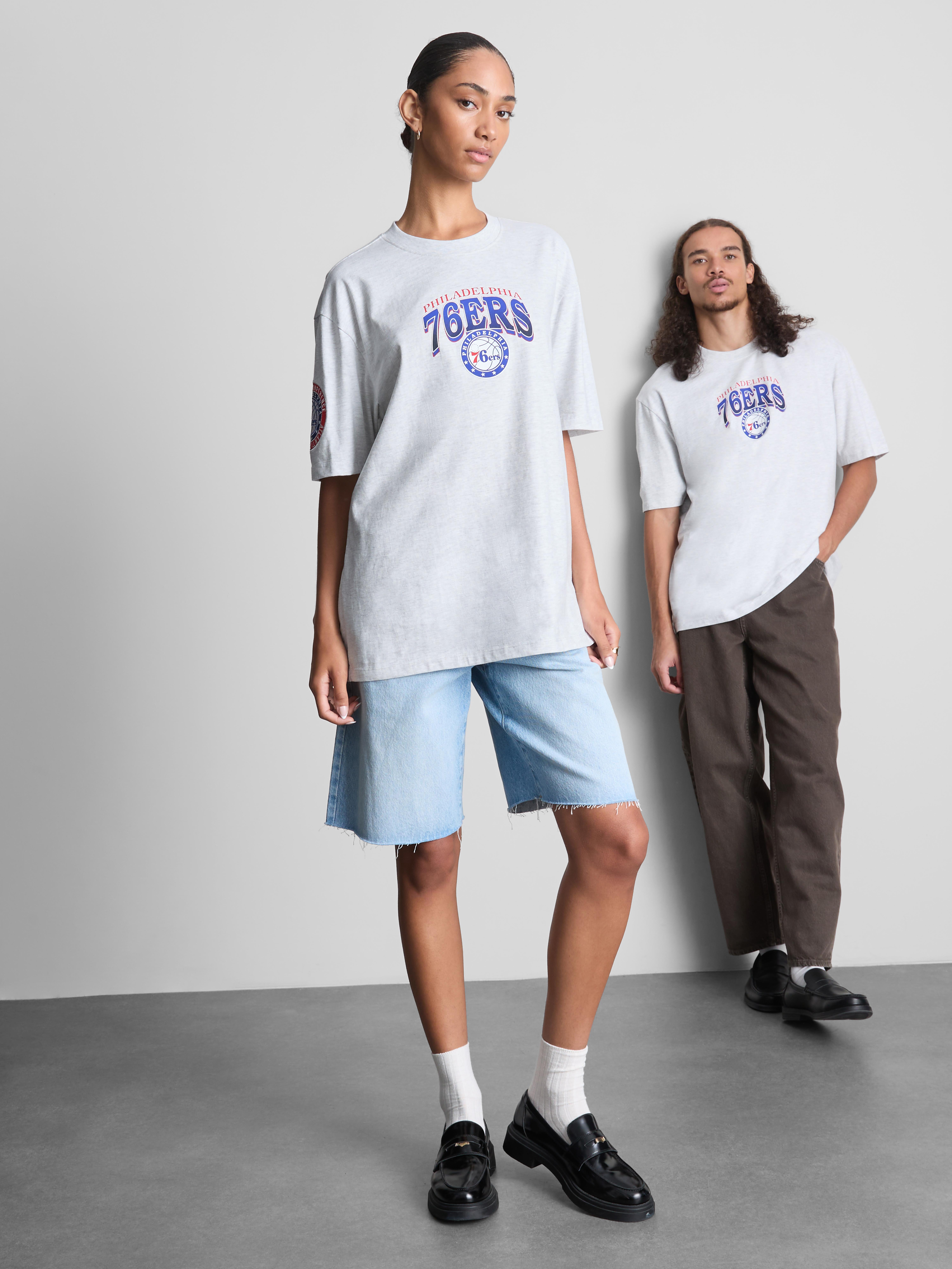 NBA Philadelphia 76ers Pure Cotton Graphic T-Shirt