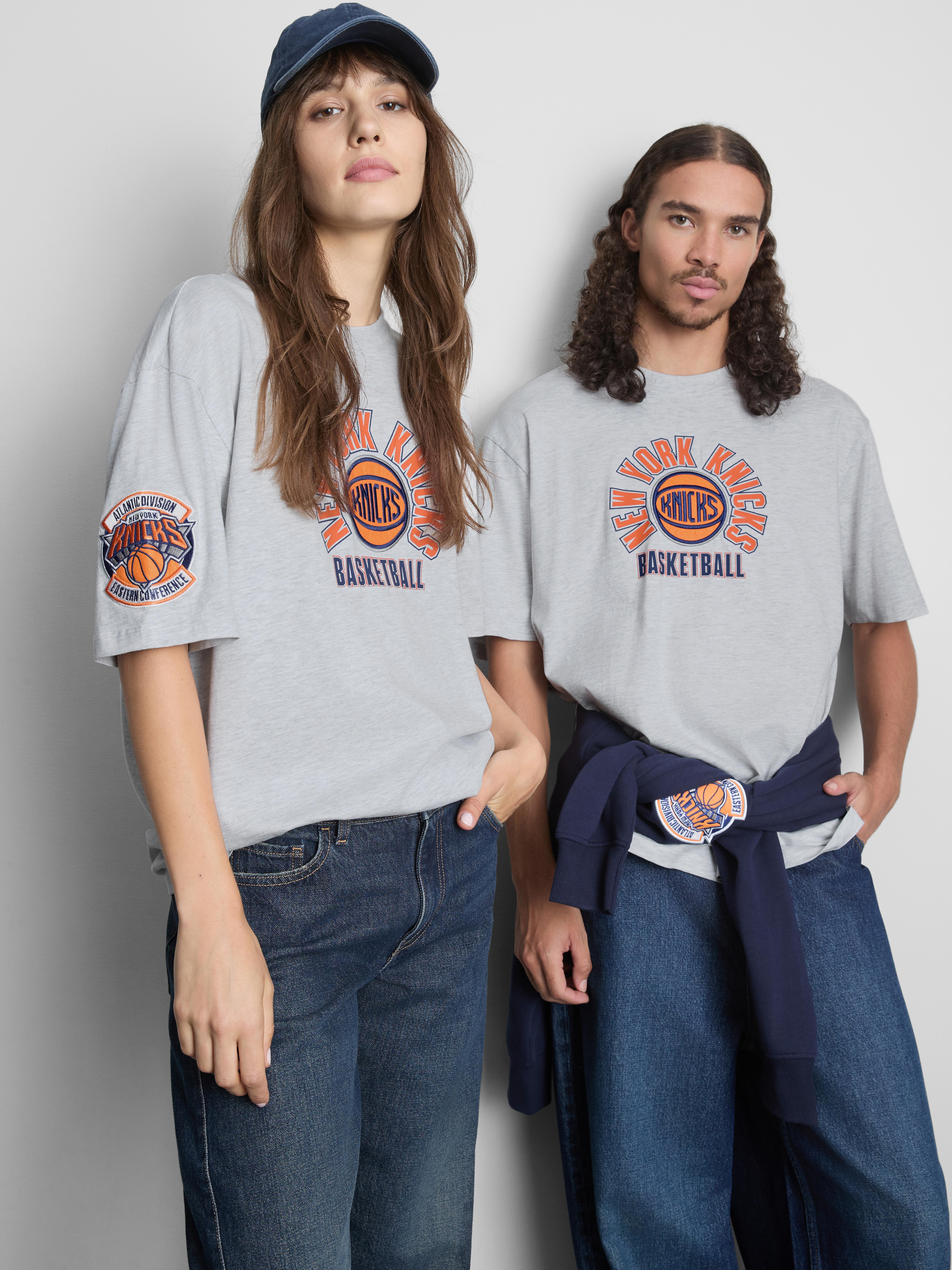 NBA New York Knicks Pure Cotton Graphic T-Shirt