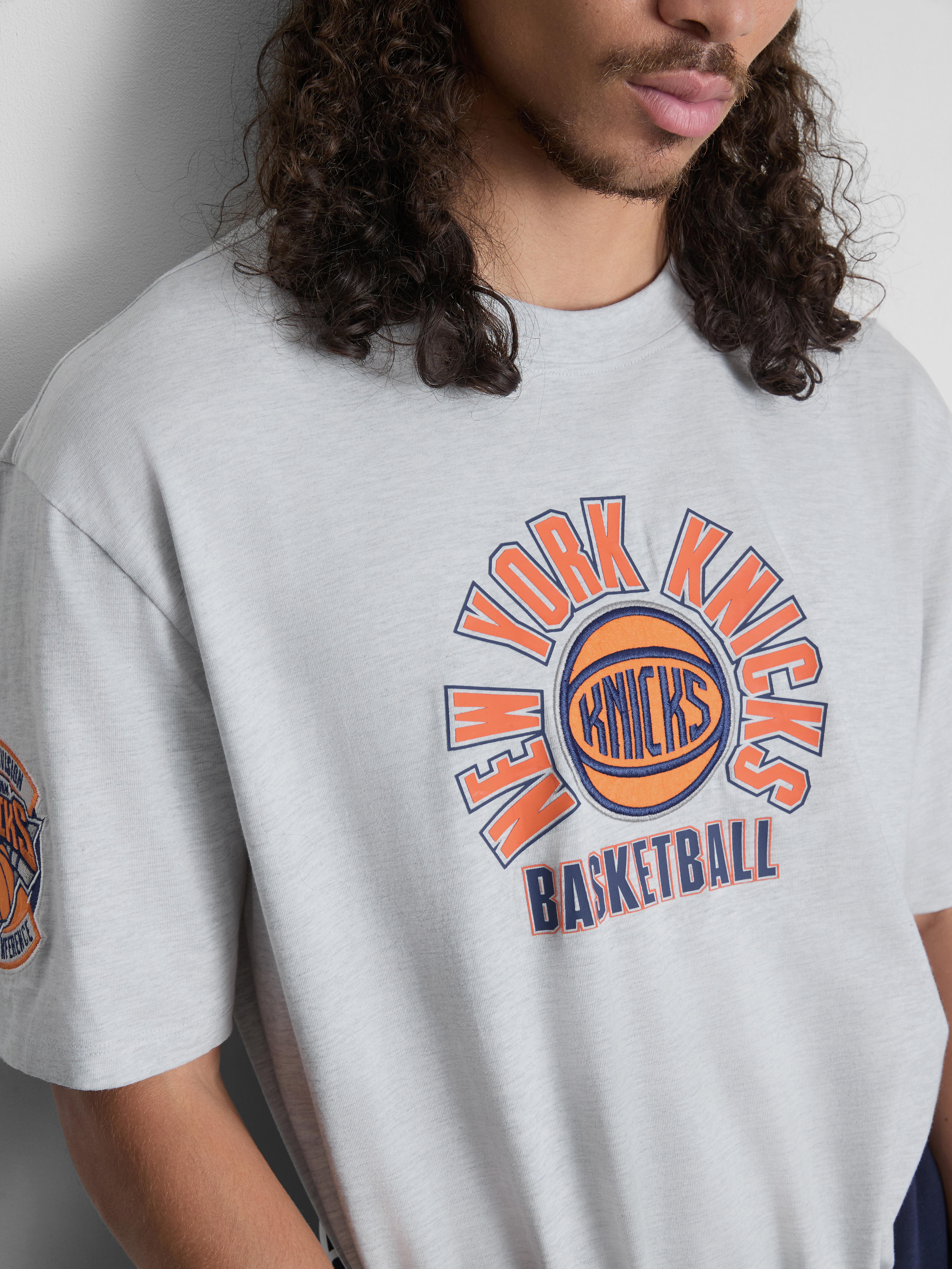 NBA New York Knicks Pure Cotton Graphic T-Shirt