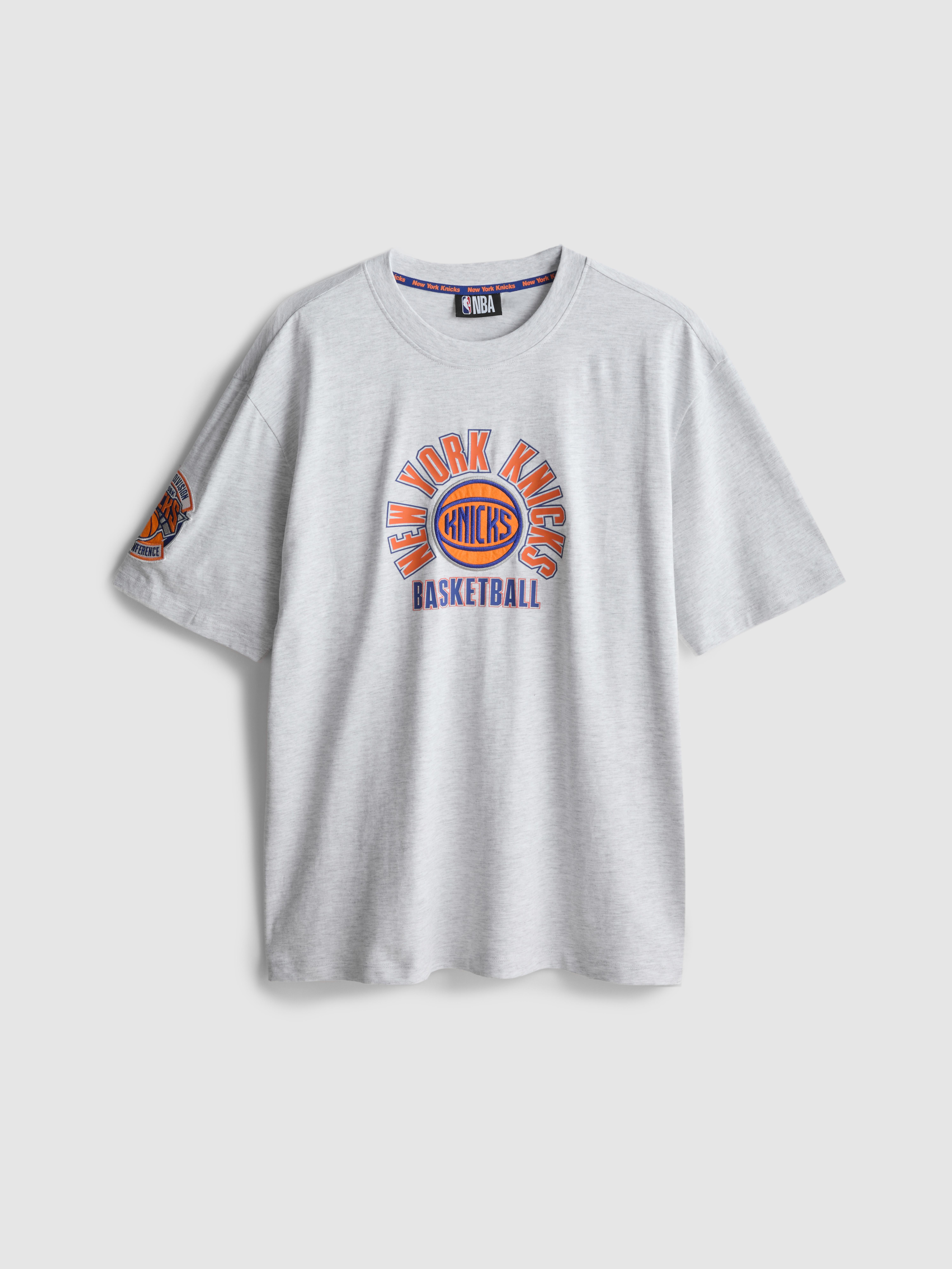 NBA New York Knicks Pure Cotton Graphic T-Shirt
