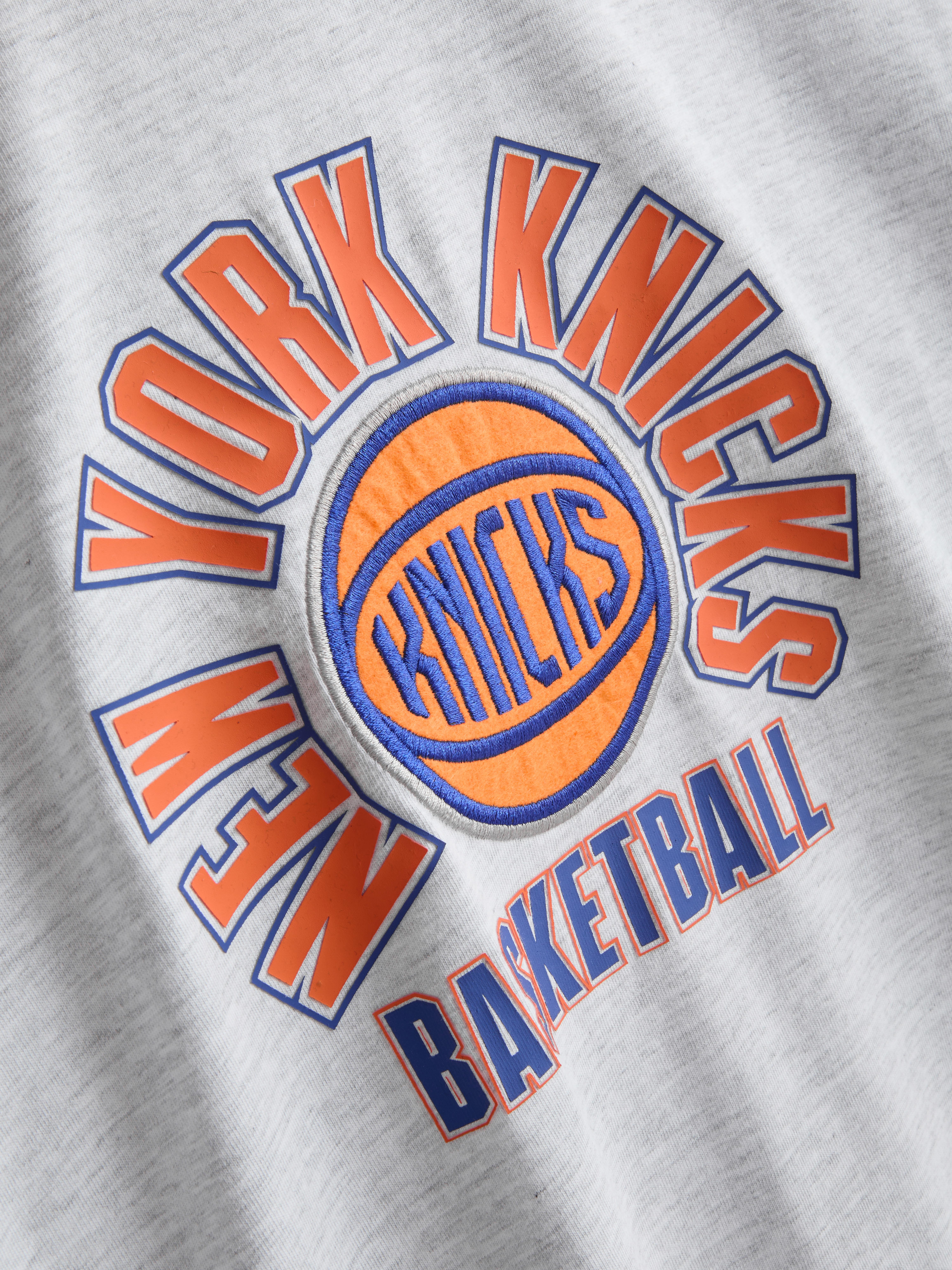 NBA New York Knicks Pure Cotton Graphic T-Shirt