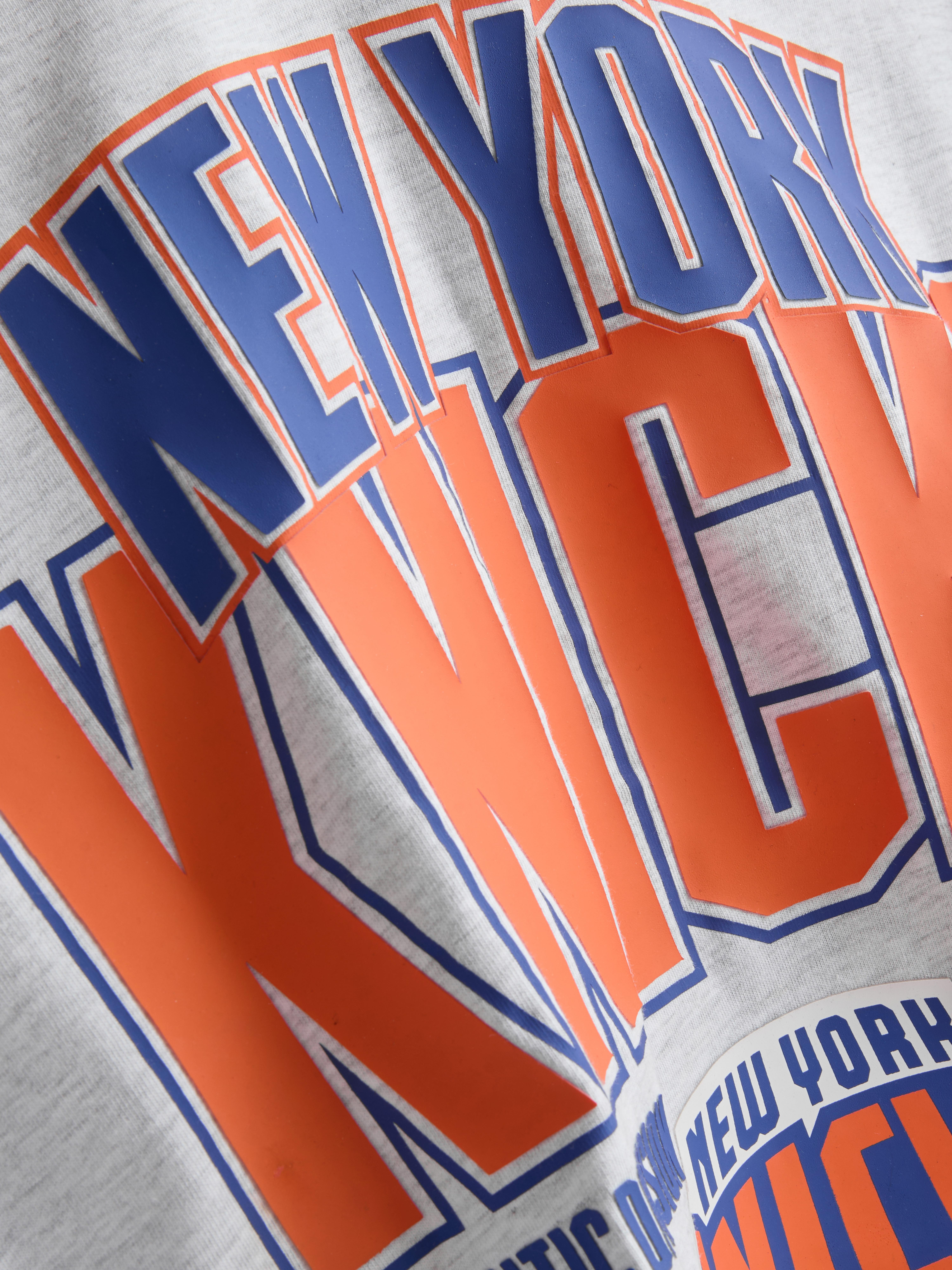 NBA New York Knicks Pure Cotton Graphic T-Shirt