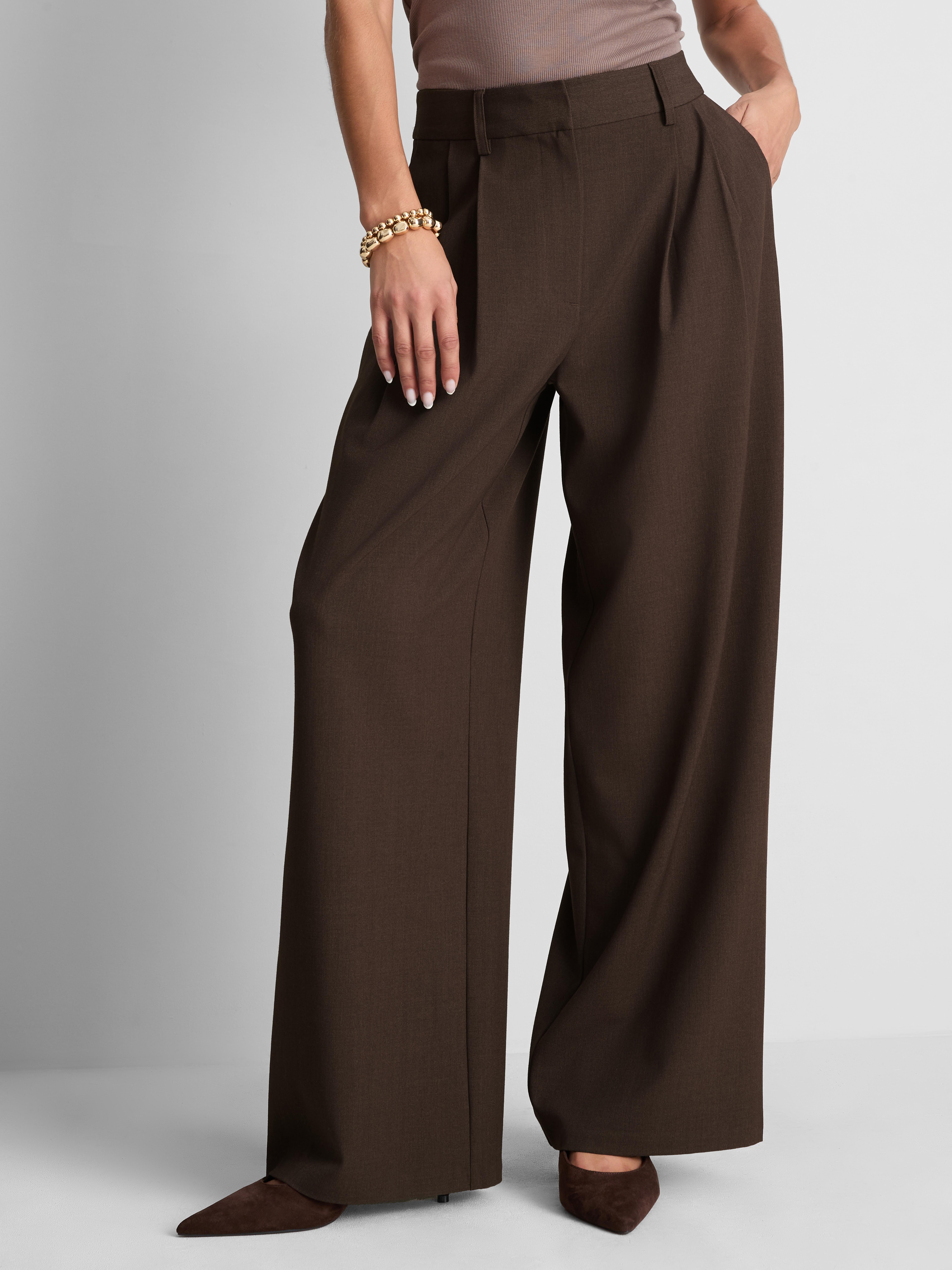 Tailored Wide Leg Pants