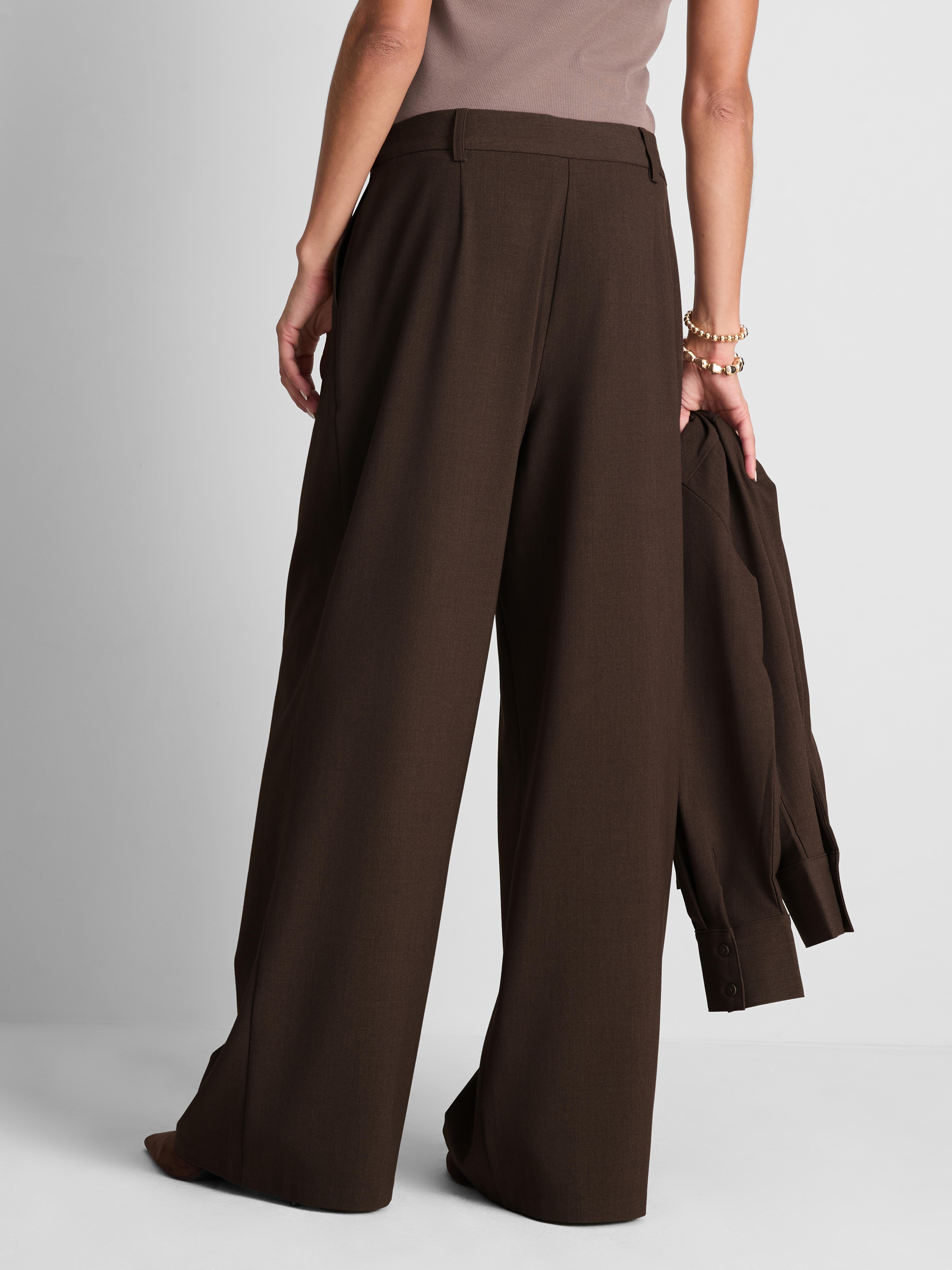 Tailored Wide Leg Pants