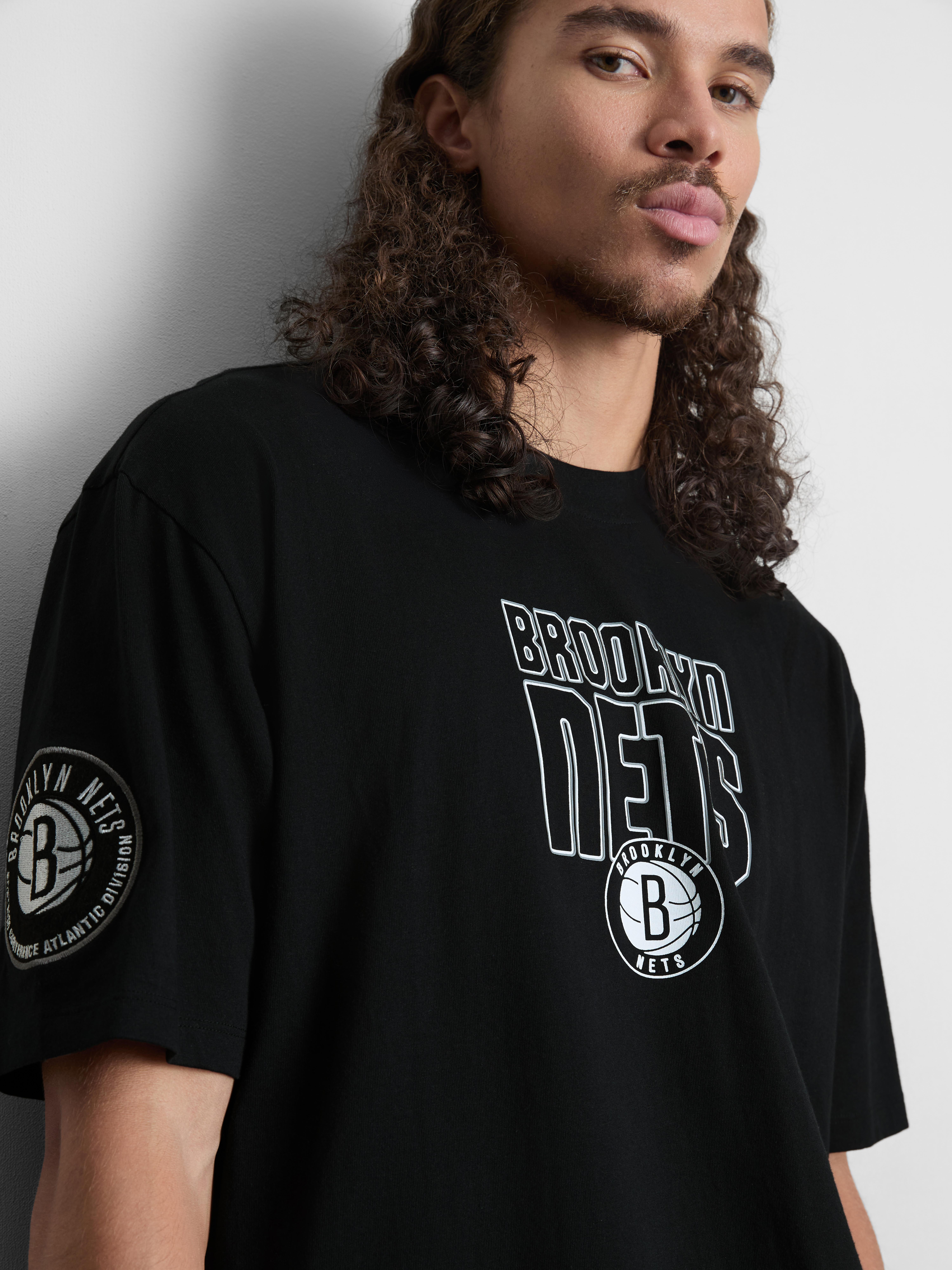 NBA Brooklyn Nets Pure Cotton Graphic T-Shirt