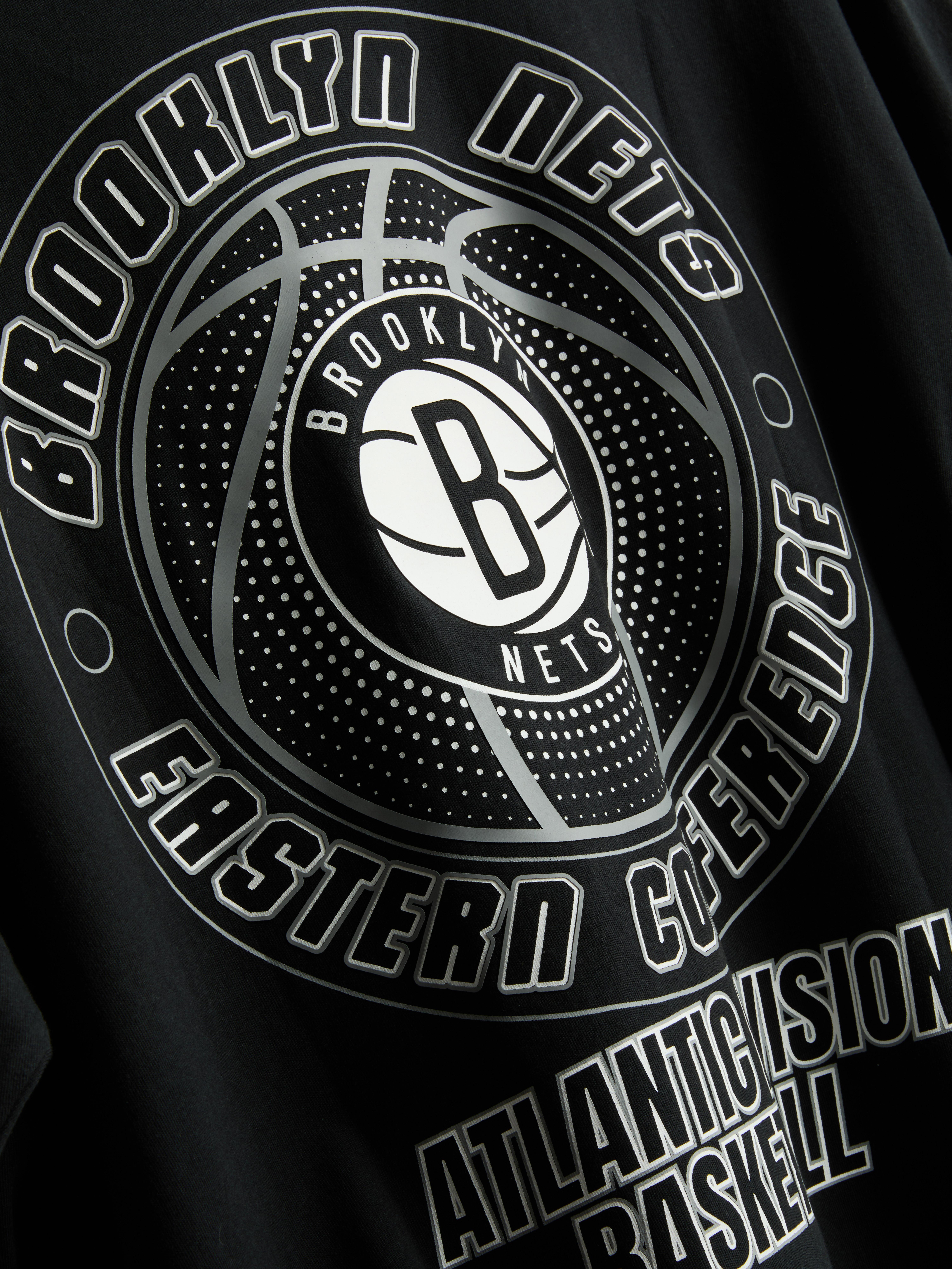 NBA Brooklyn Nets Pure Cotton Graphic T-Shirt