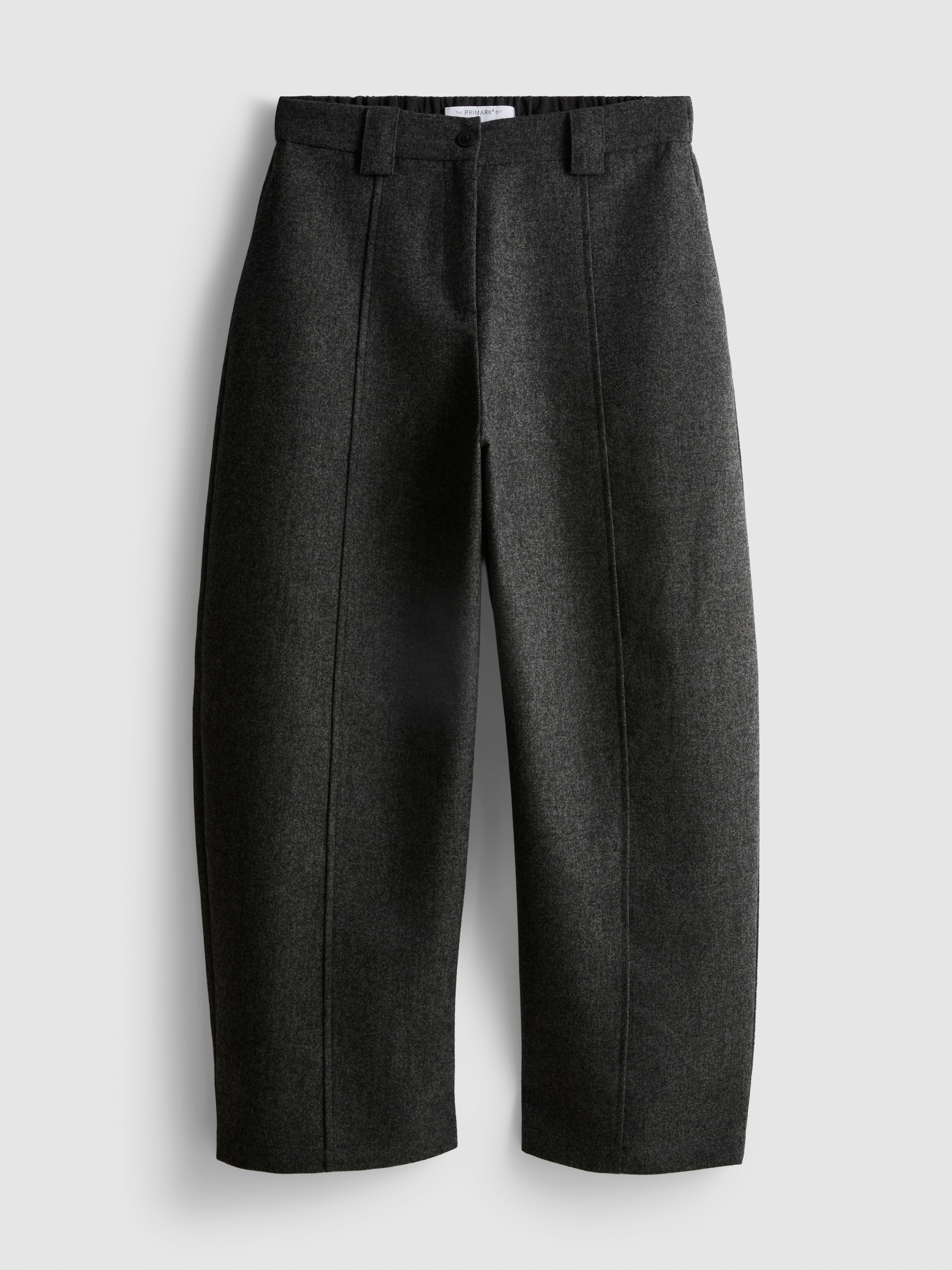 The Edit Flecked Wide-Leg Pants