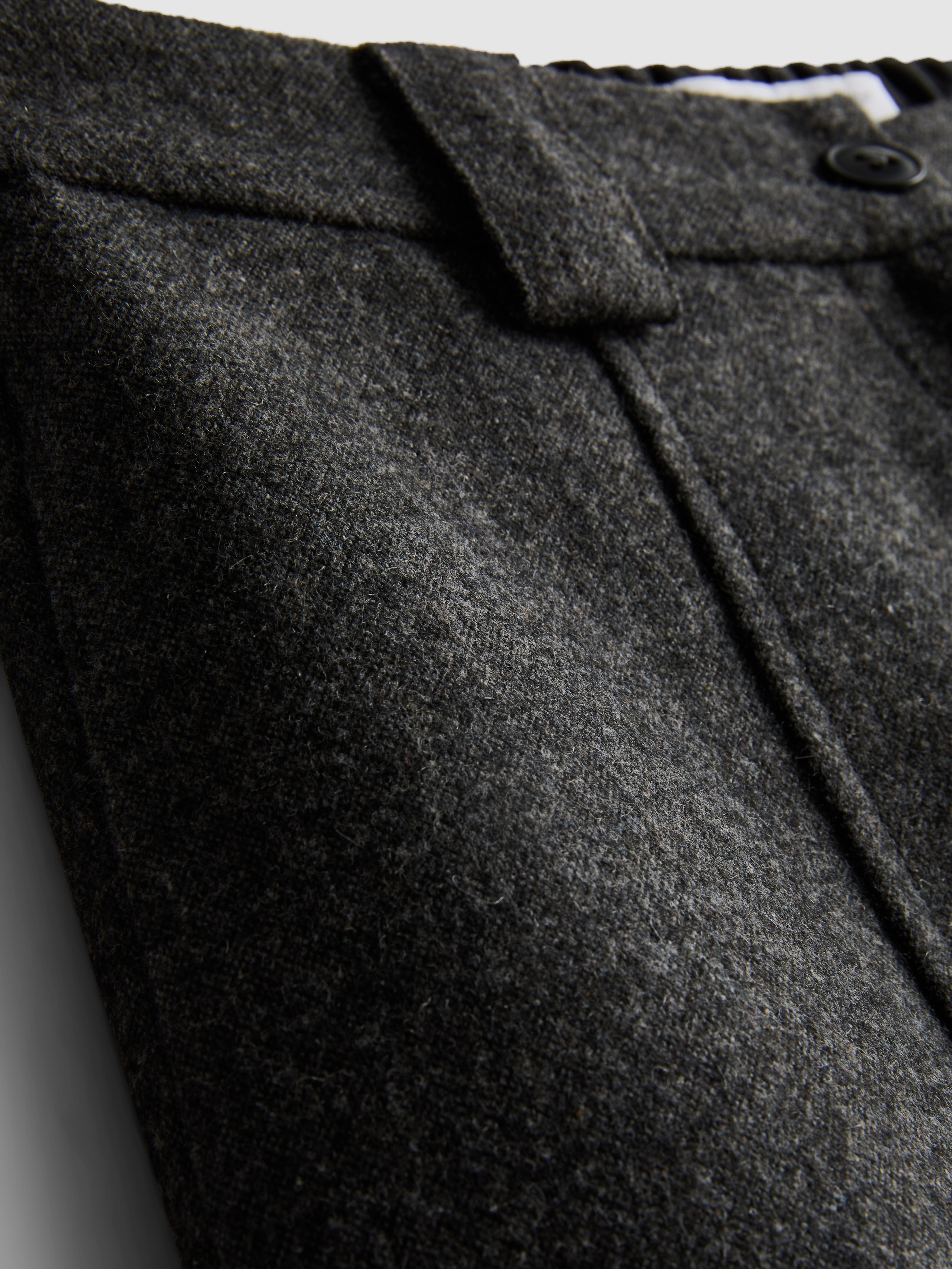 The Edit Flecked Wide-Leg Pants