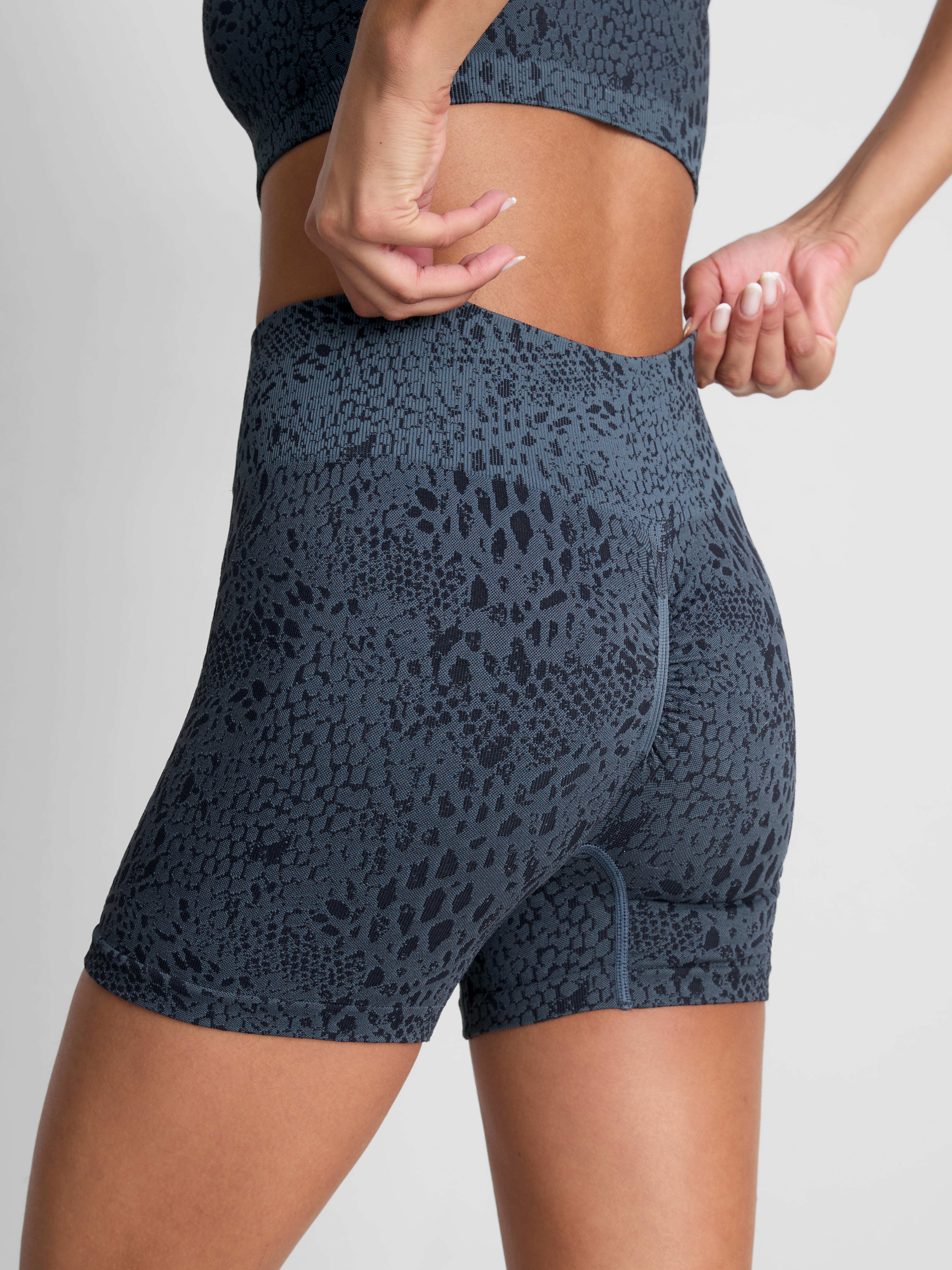 Seamless Jacquard Active Shorts