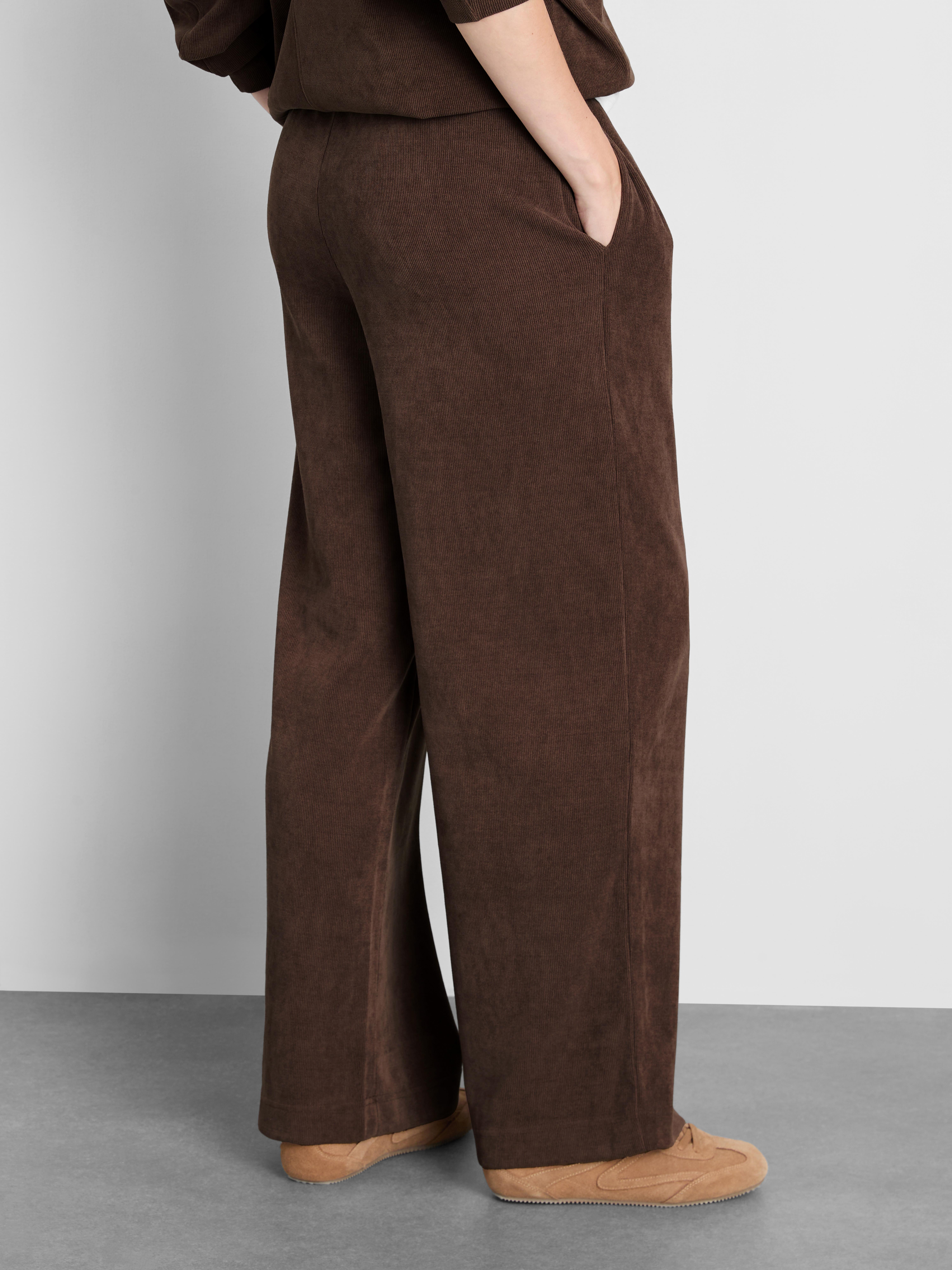 Ribbed Straight Leg Joggers