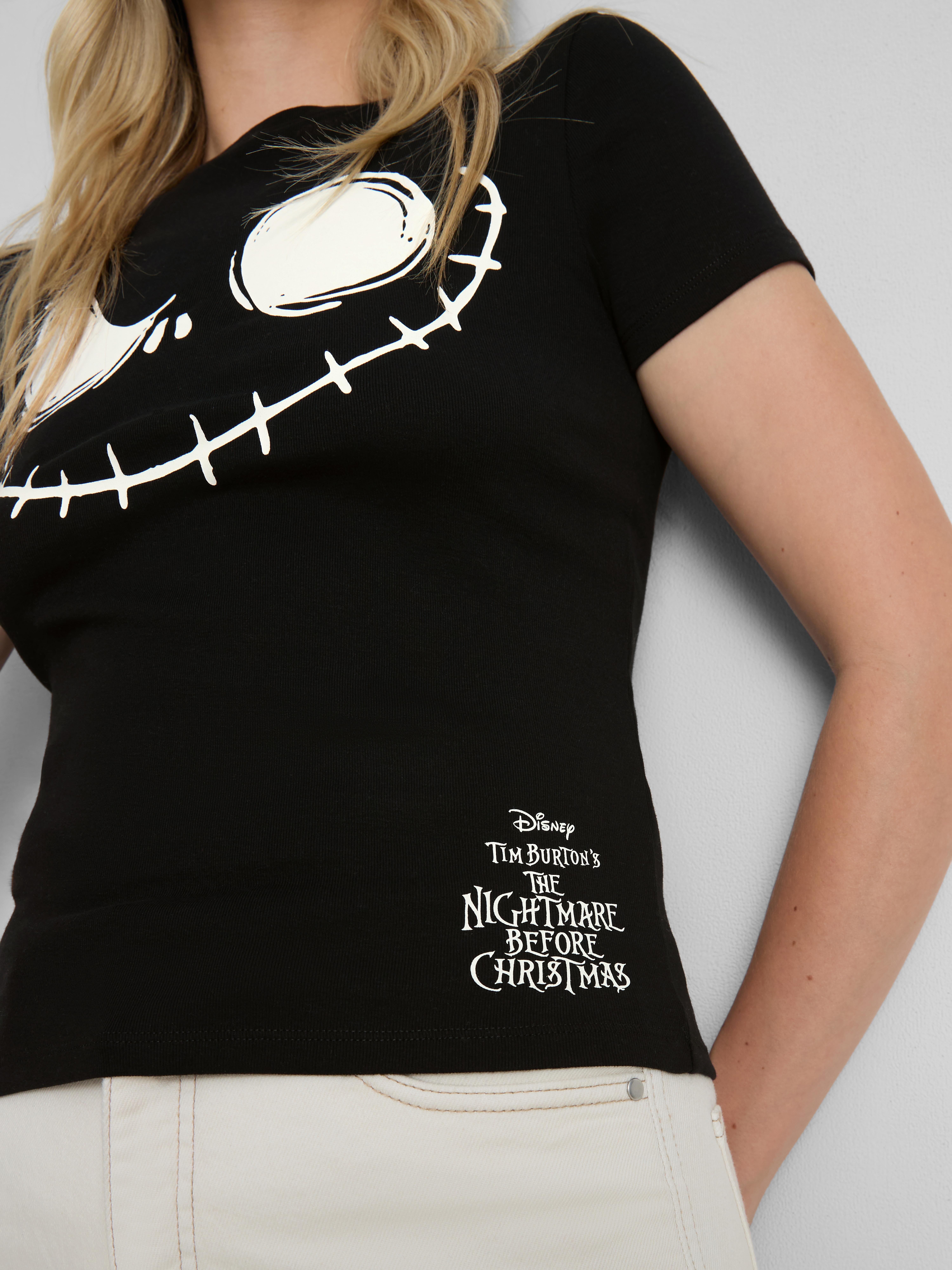 Disney Tim Burton's The Nightmare Before Xmas Graphic Baby Tee