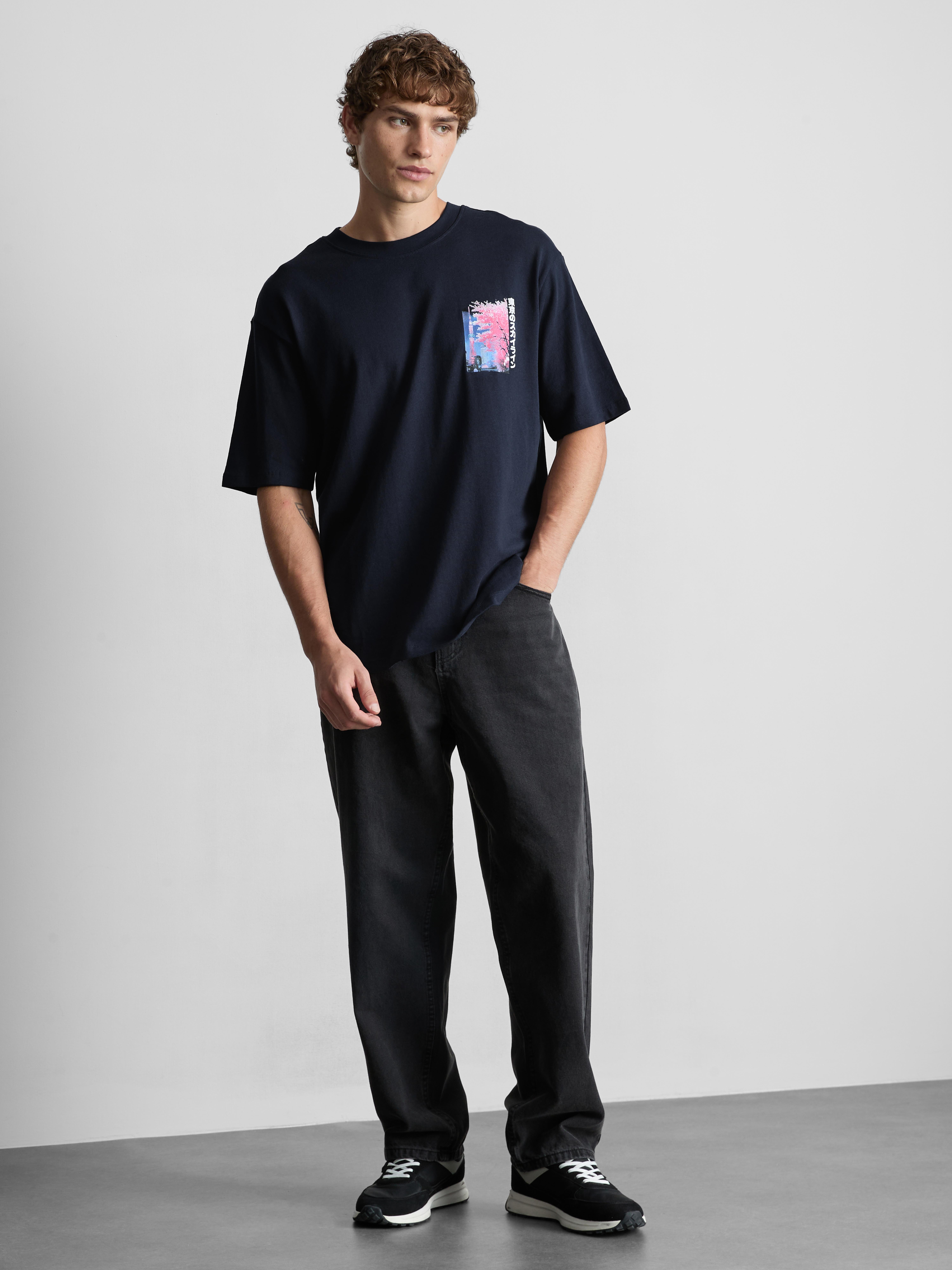 Tokyo Skyline Pure Cotton T-Shirt