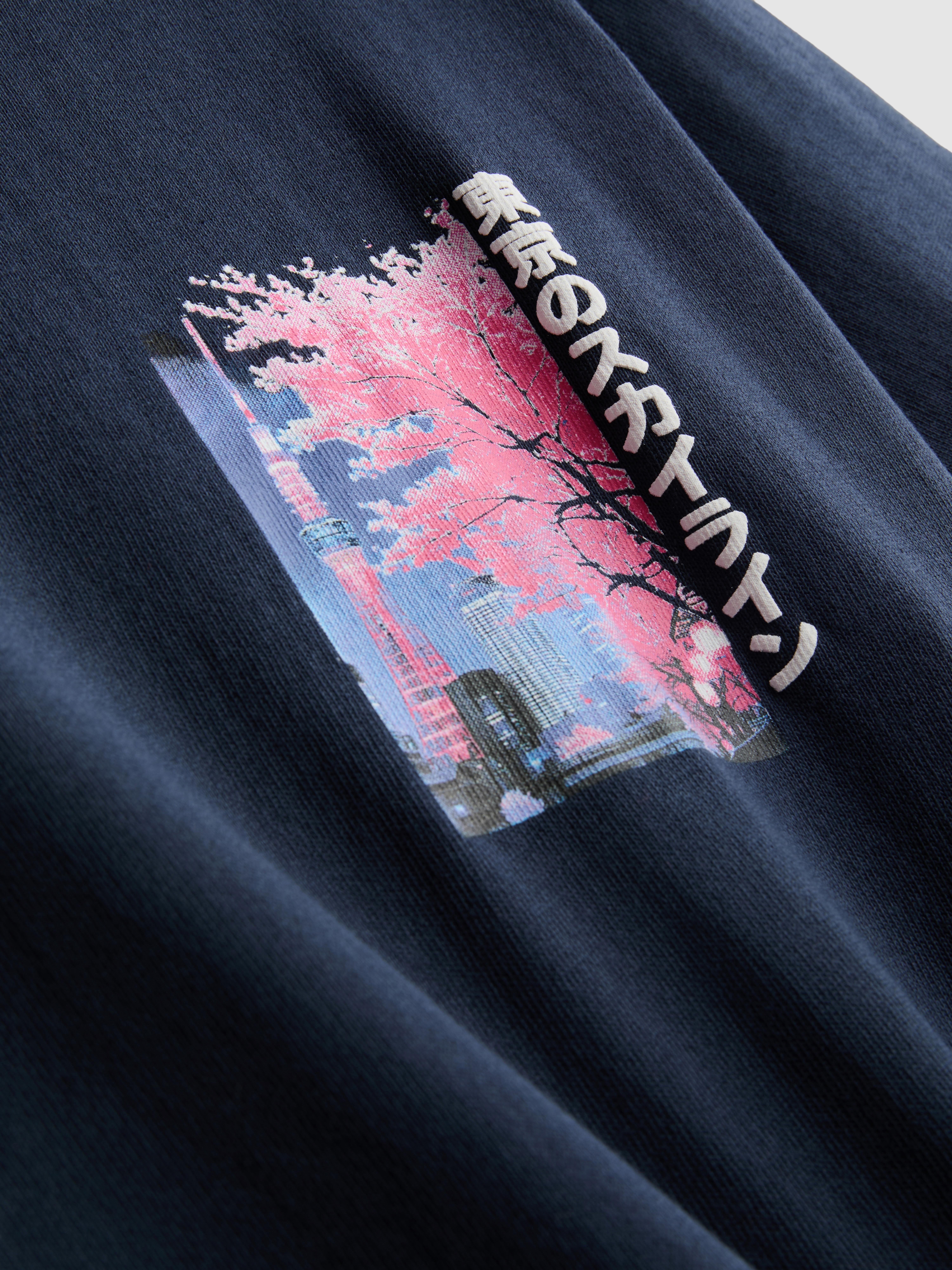 Tokyo Skyline Pure Cotton T-Shirt