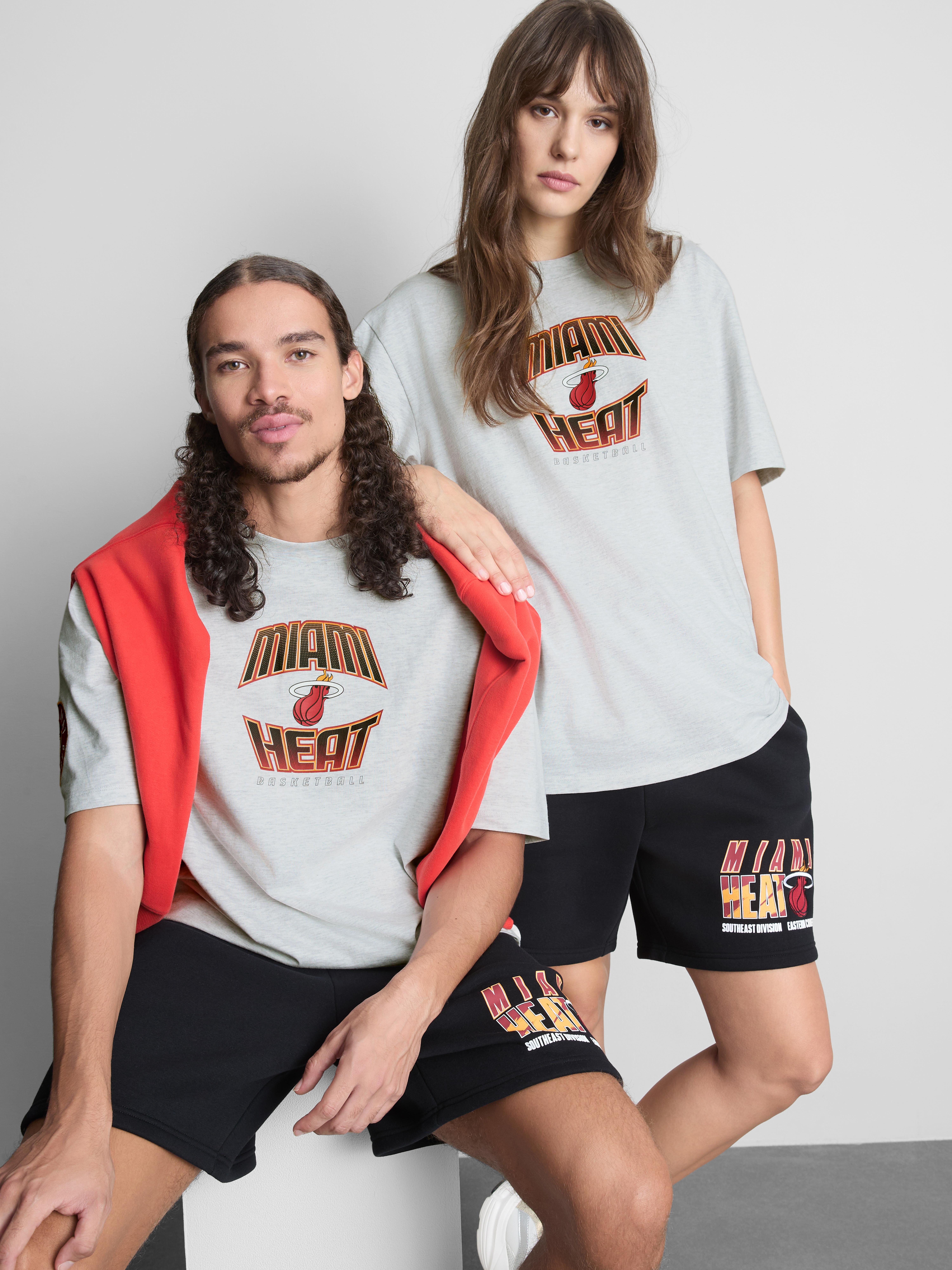 NBA Miami Heat Pure Cotton Graphic T-Shirt