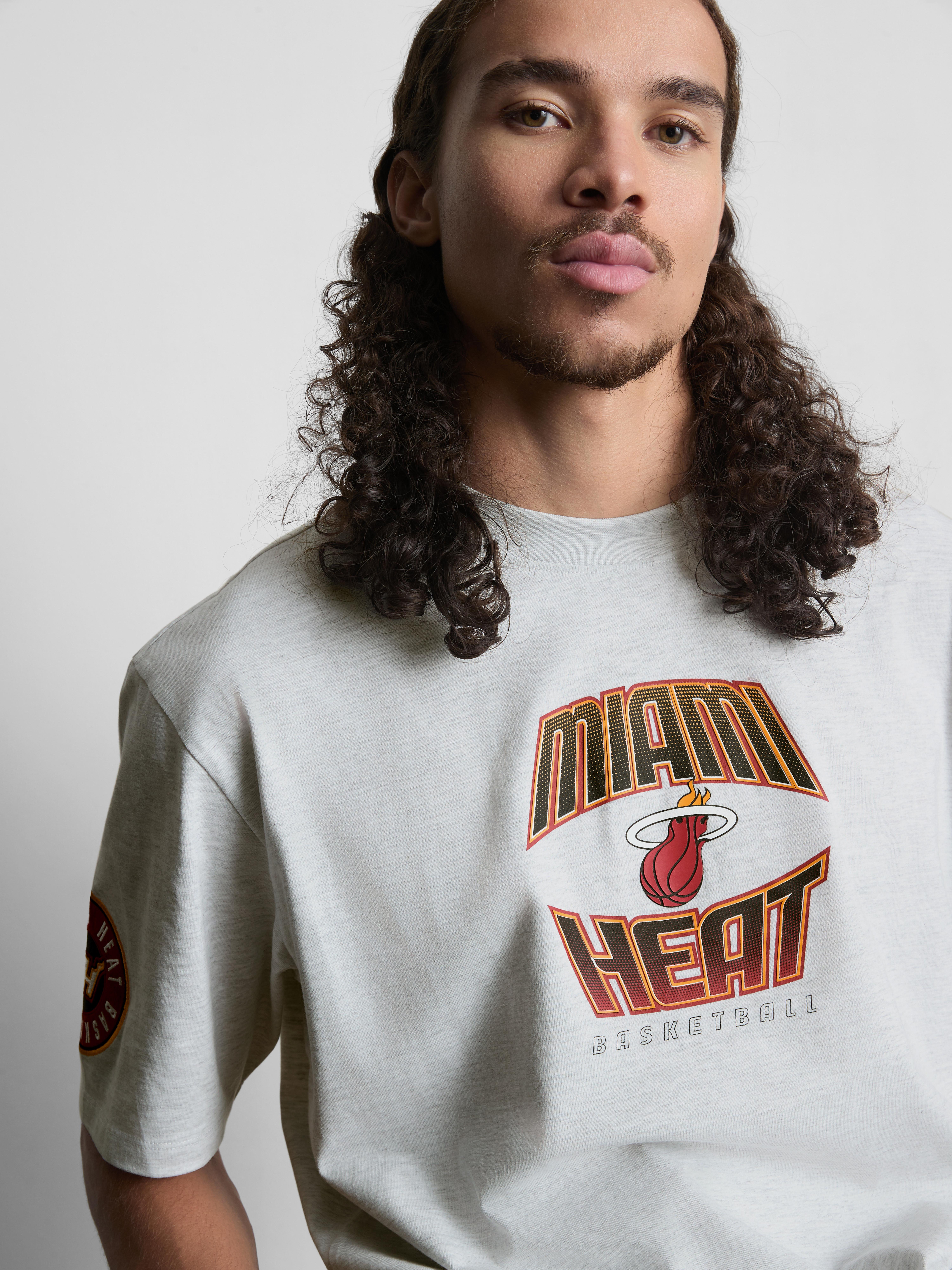 NBA Miami Heat Pure Cotton Graphic T-Shirt