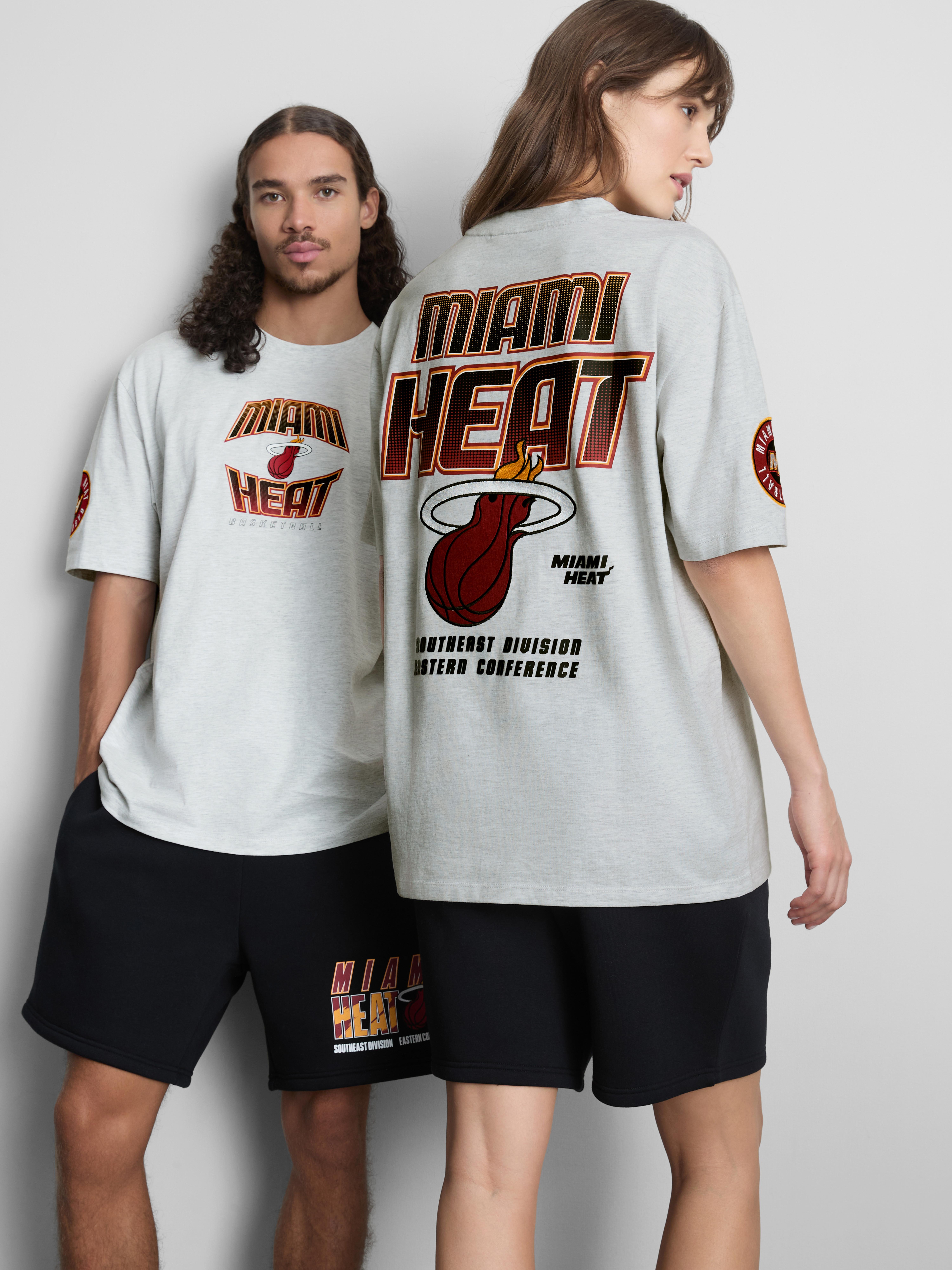 NBA Miami Heat Pure Cotton Graphic T-Shirt