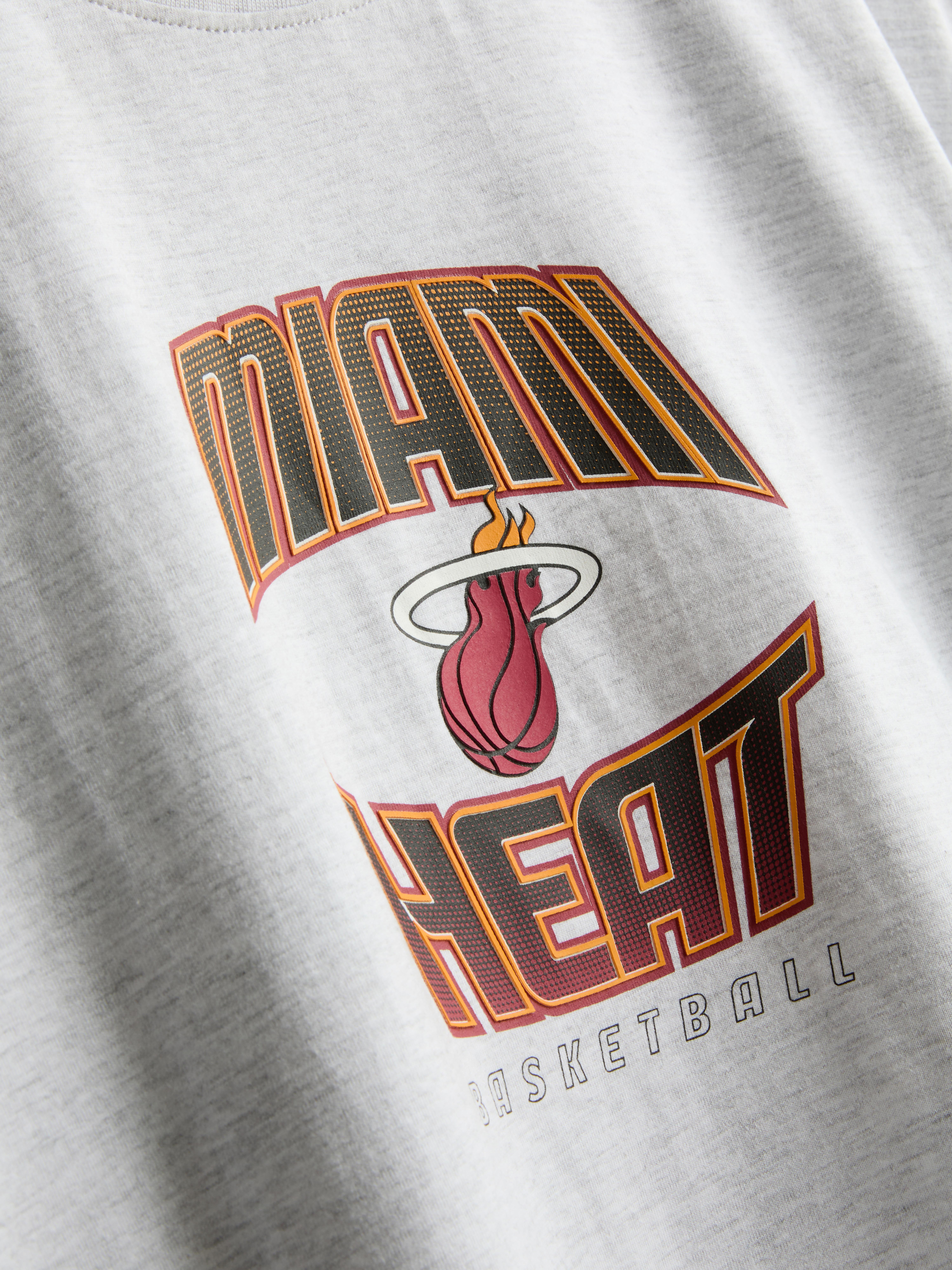 NBA Miami Heat Pure Cotton Graphic T-Shirt
