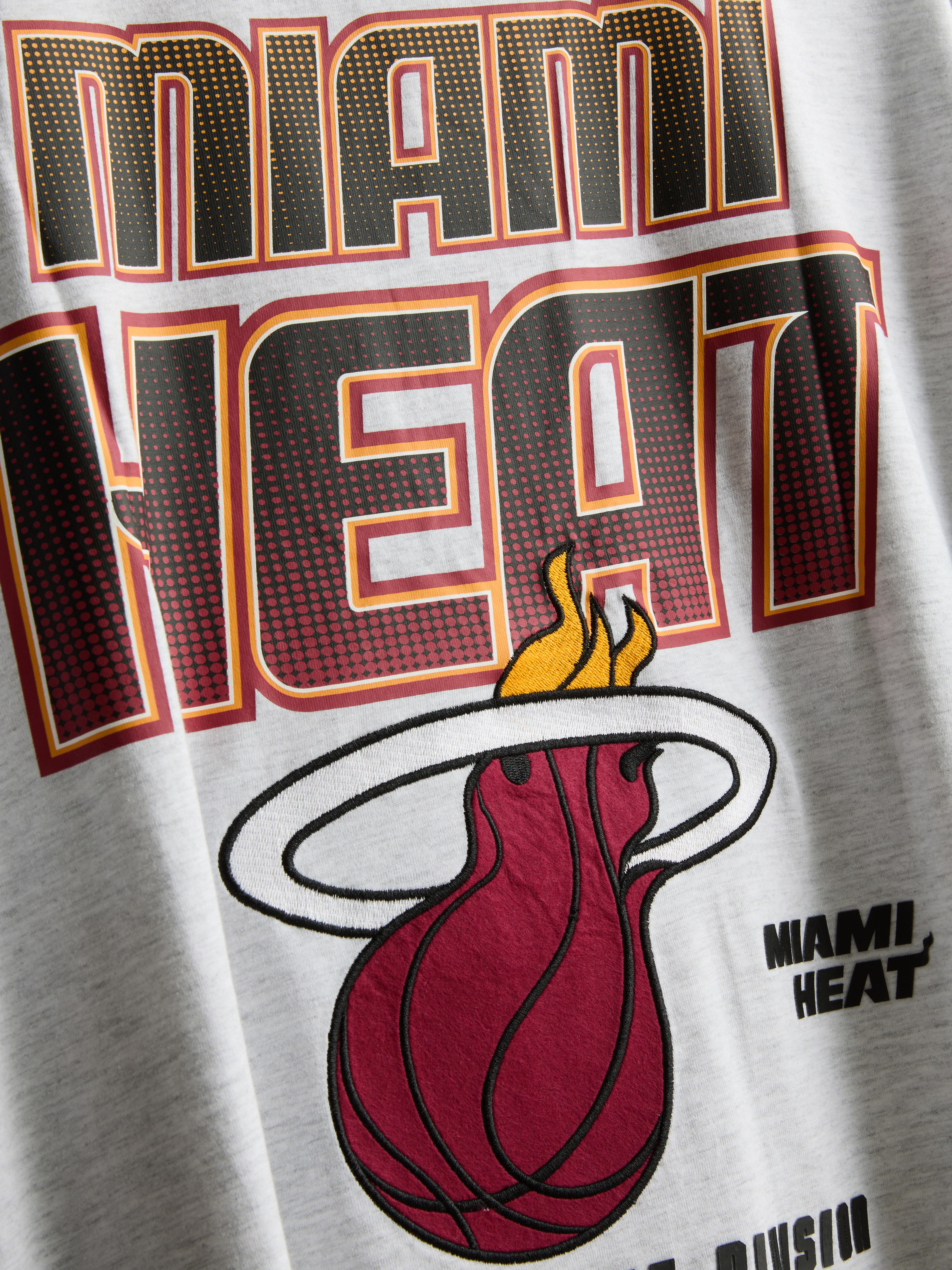 NBA Miami Heat Pure Cotton Graphic T-Shirt
